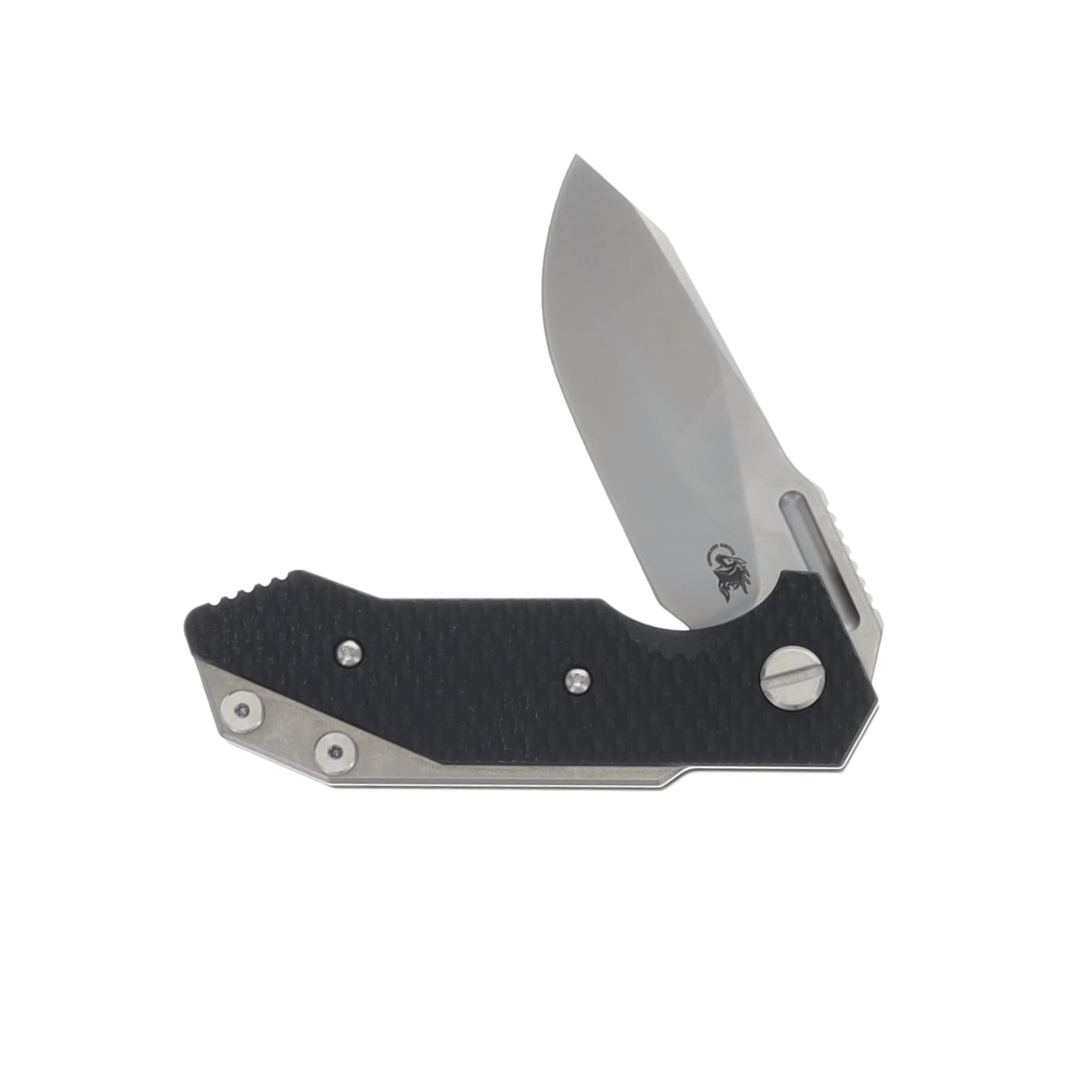 Hinderer Halftrack Slicer Stonewash 2.75in Plain Stonewash Slicer KHTSLITWSWBK View 3