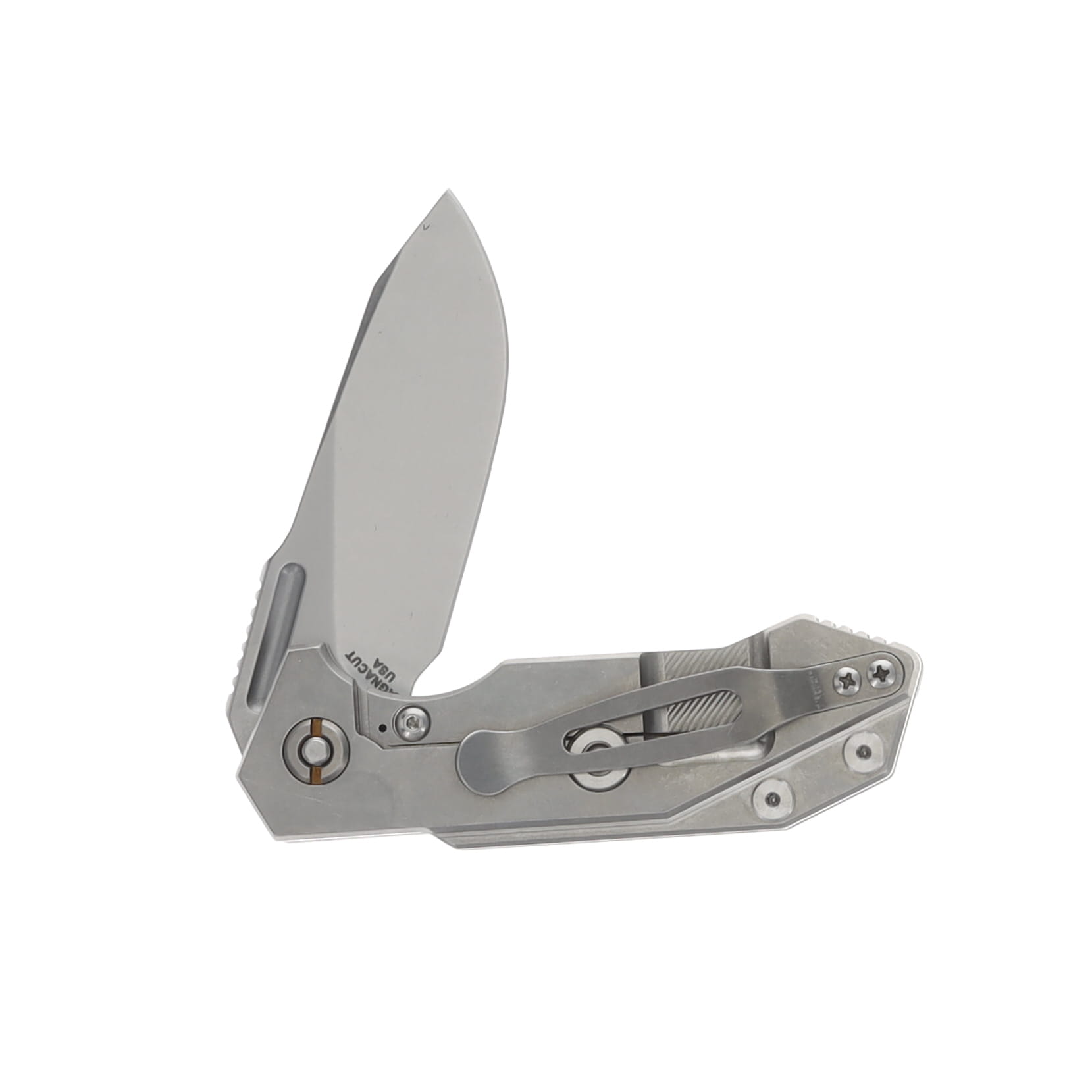 Hinderer Halftrack Slicer Coyote – Stonewash 2.75in Plain Stonewash Slicer KHTSLITWSWCY View 4