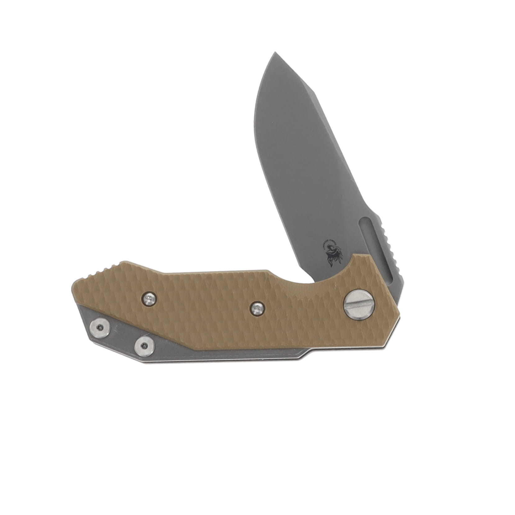 Hinderer Halftrack Slicer Coyote – Working 2.75in Plain Working Slicer KHTSLITWWFCY View 3