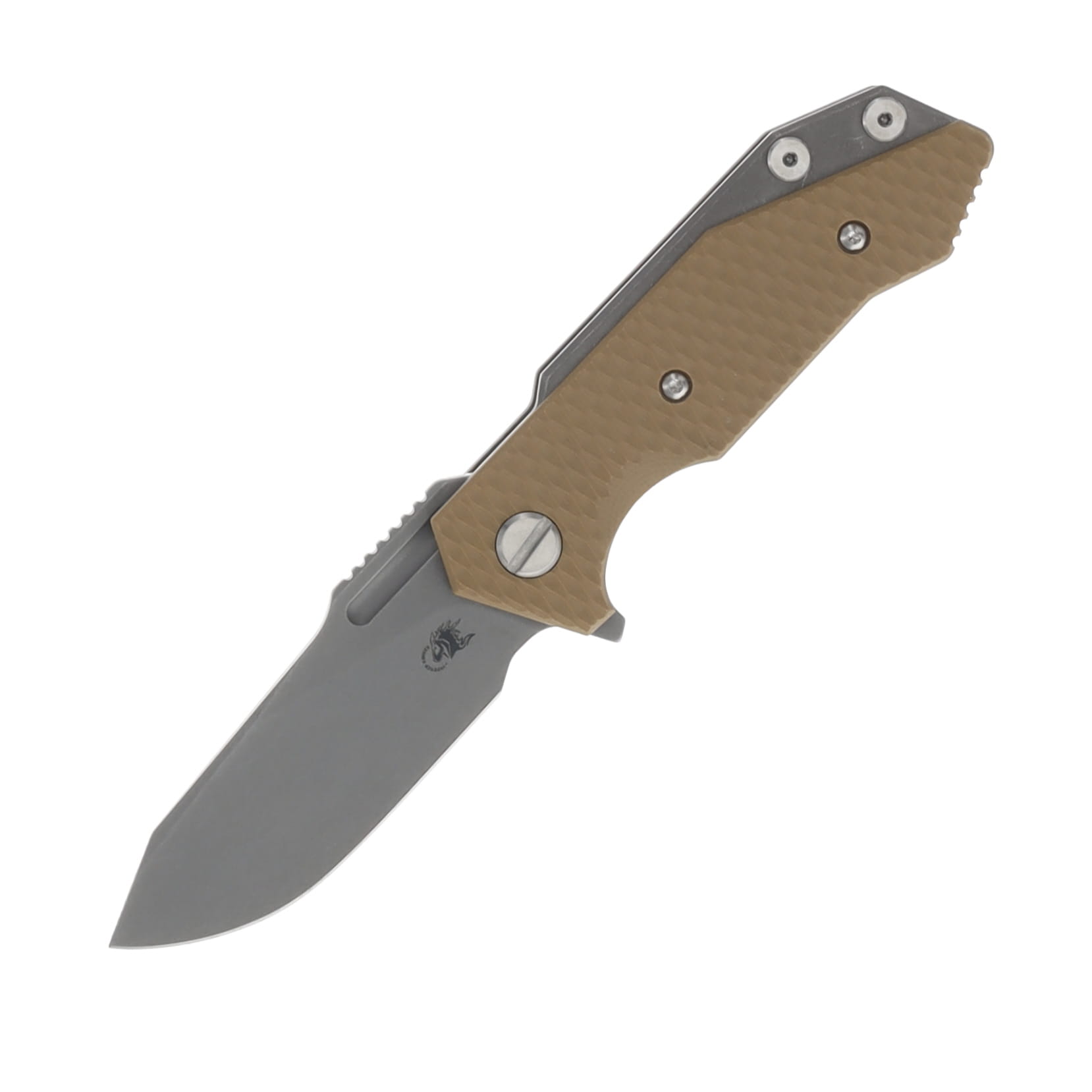 Hinderer Halftrack Slicer Coyote – Working 2.75in Plain Working Slicer KHTSLITWWFCY View 1