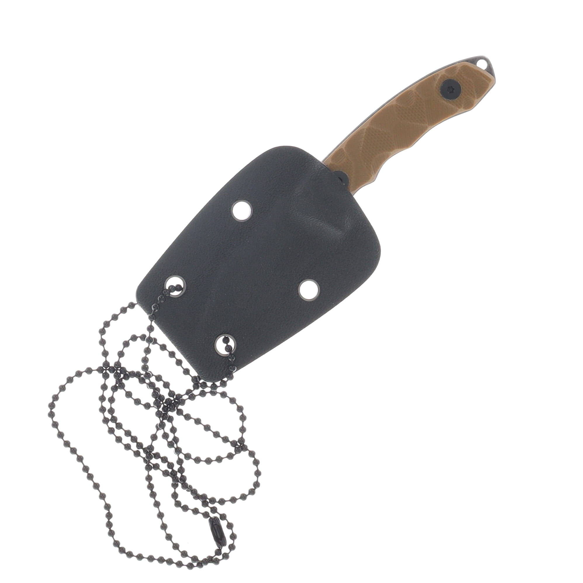 Skallywag Tactical The Mini Desert Tan 2in Plain Black Stonewash Clip Point SWTTMDT View 4