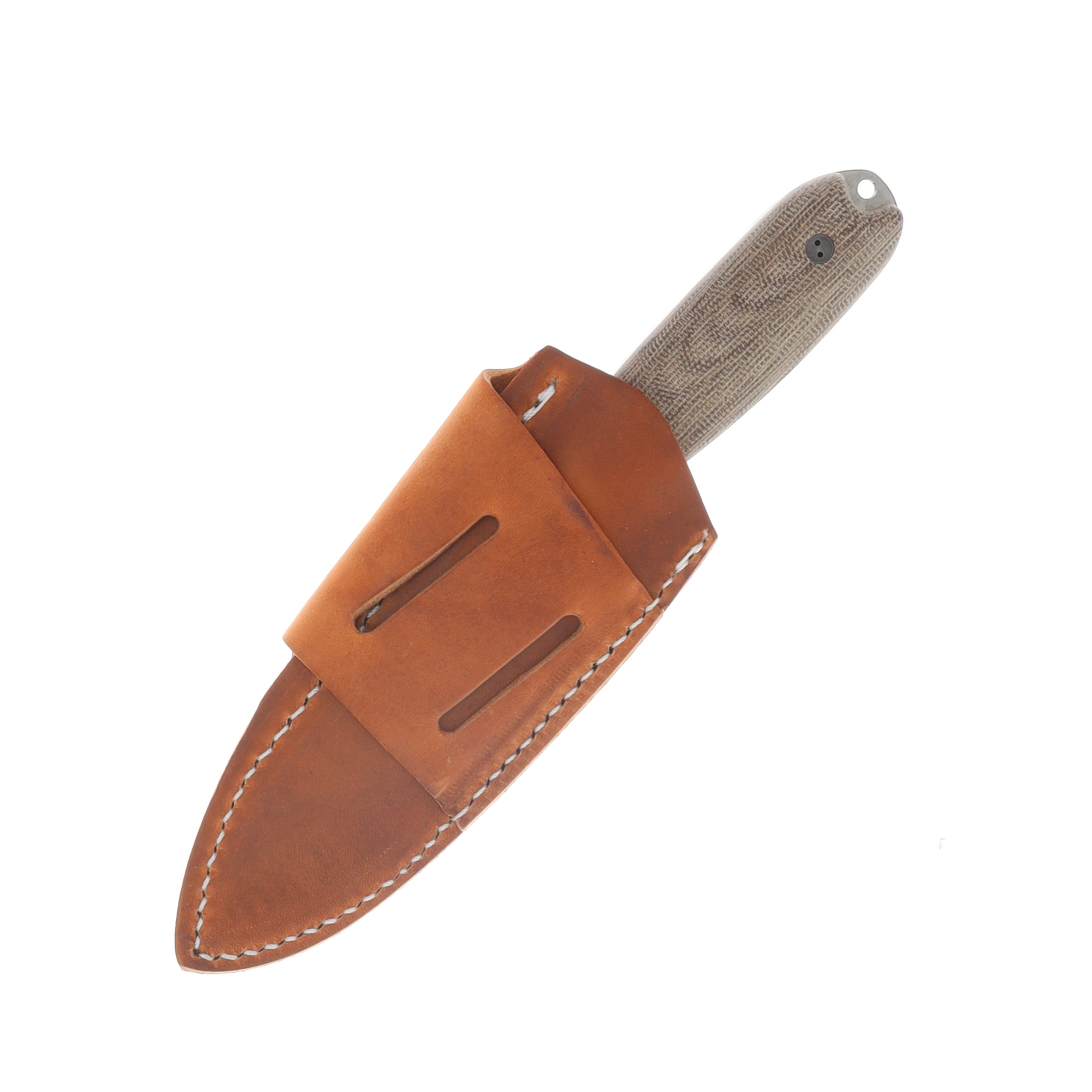 Bradford Guardian 3.5 XL 3D Natural 4in Plain Stonewash Drop Point BRAD3497 View 3