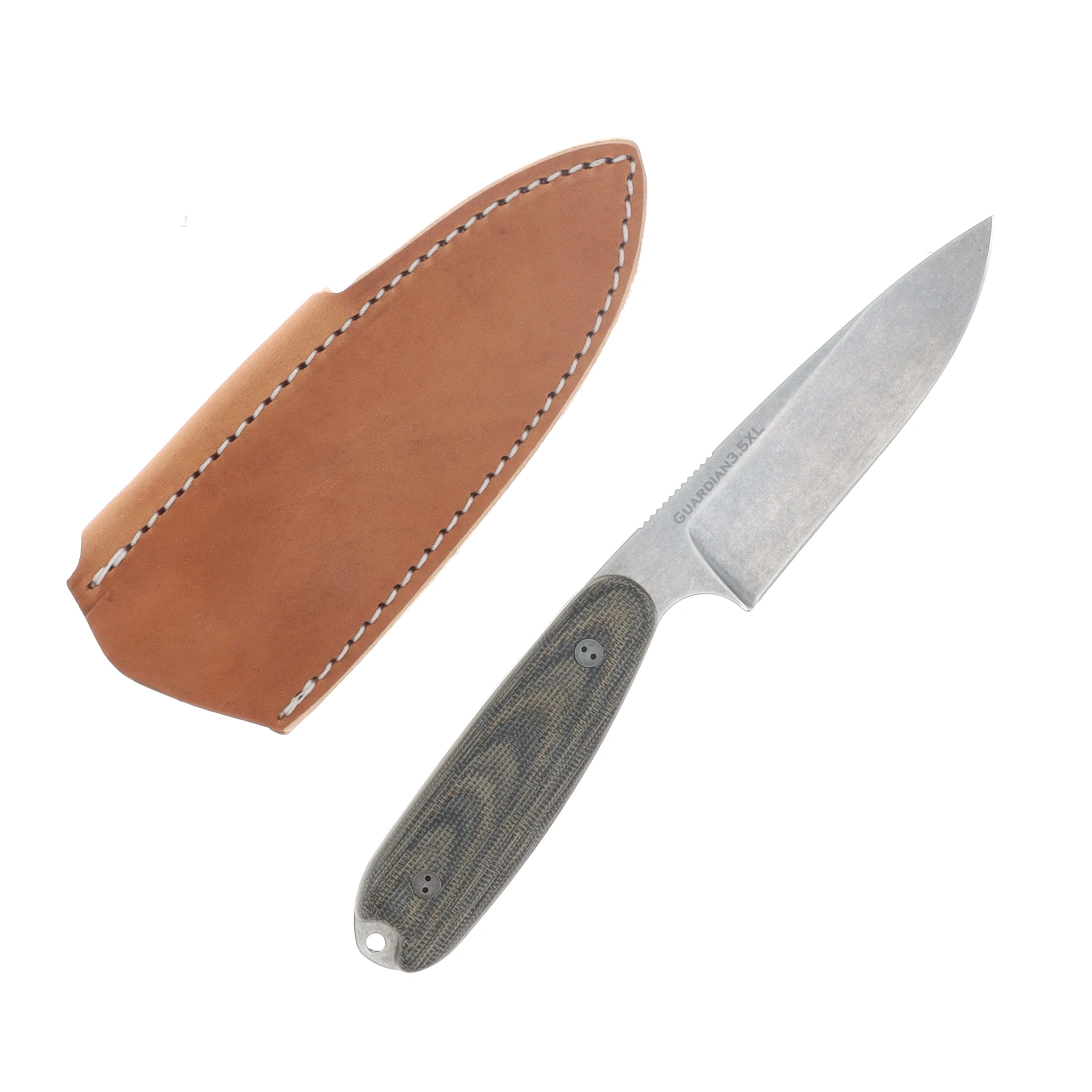 Bradford Guardian 3.5 XL 3D Camo 4in Plain Stonewash Drop Point BRAD3498 View 1