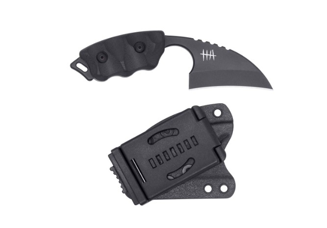 Halfbreed Blades LFK-01 Gen 2 Fixed Knife Black G-10 Handle Black K340 Talon Blade LFK01G2BLK View 3