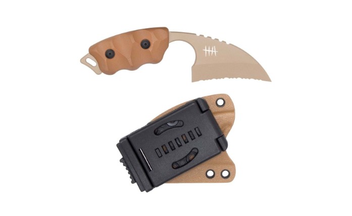 Halfbreed Blades Gen 2 K340 Talon Dark Earth Serrated LFK01SG2DE View 3