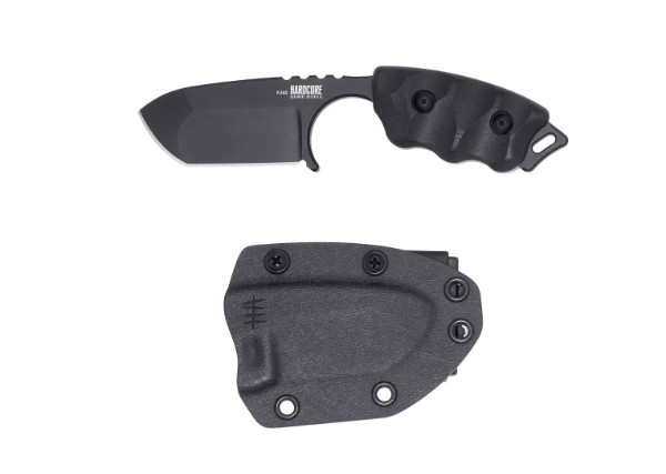 Halfbreed Blades LFK-07 Gen 2 Fixed Knife Black G-10 Handle Black K340 Modified Drop Point Blade LFK07G2BLK View 2