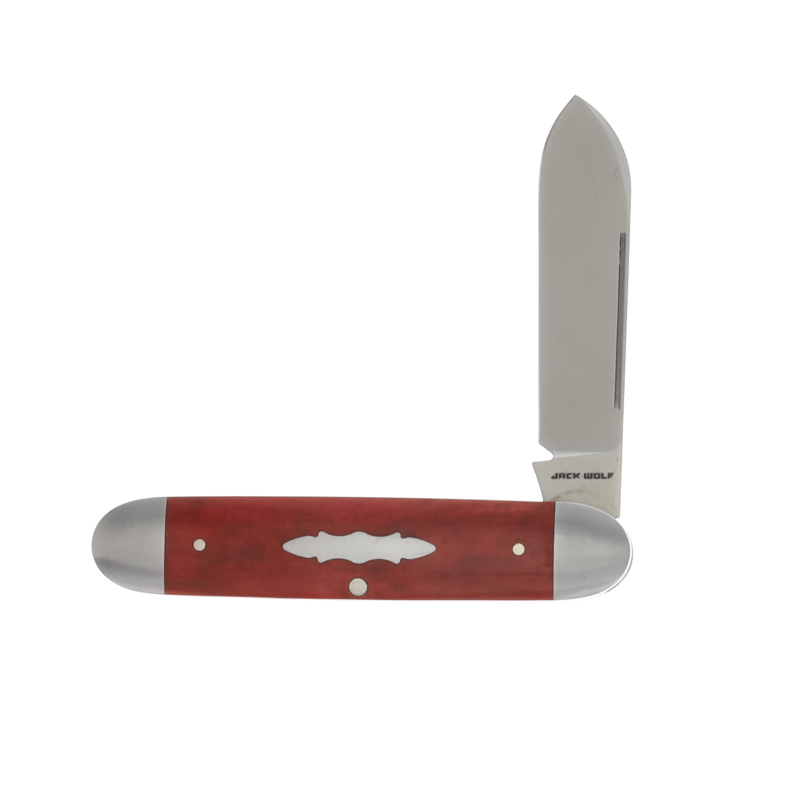 Jack Wolf Equal End Folding Knife Red Smooth Bone EQUAL-01-SMT-RED-BON View 4