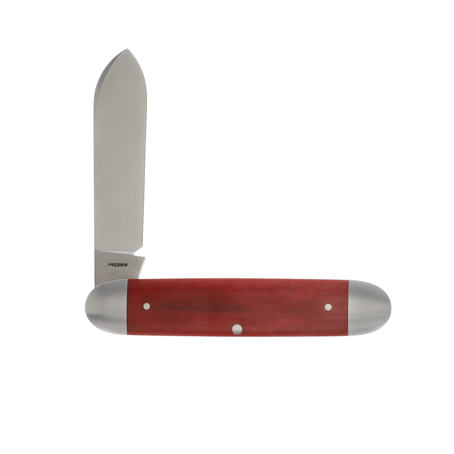 Jack Wolf Equal End Folding Knife Red Smooth Bone EQUAL-01-SMT-RED-BON View 3