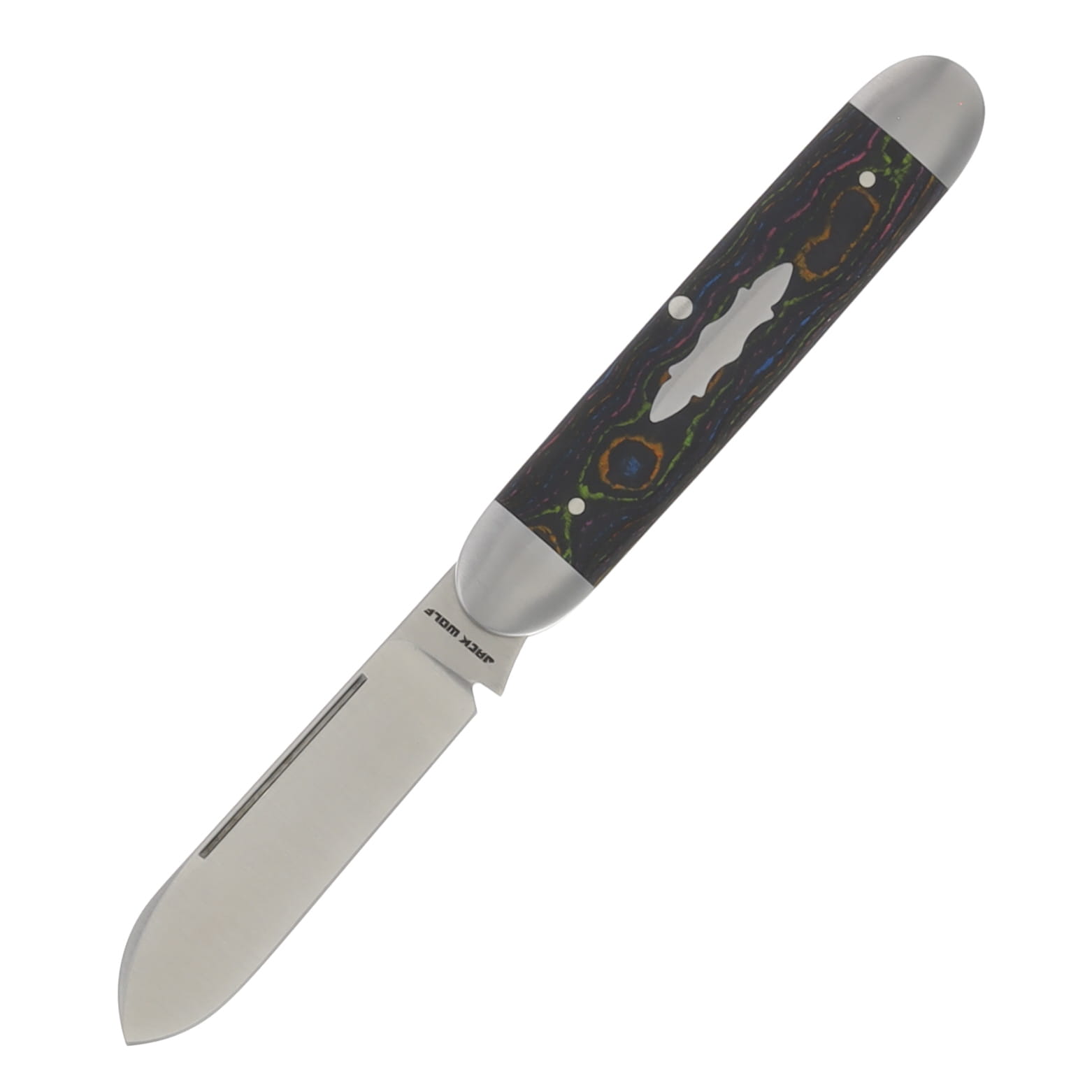 Jack Wolf Equal End Folding Knife 80s Camo Carbon EQUAL-01-CC-80S View 1