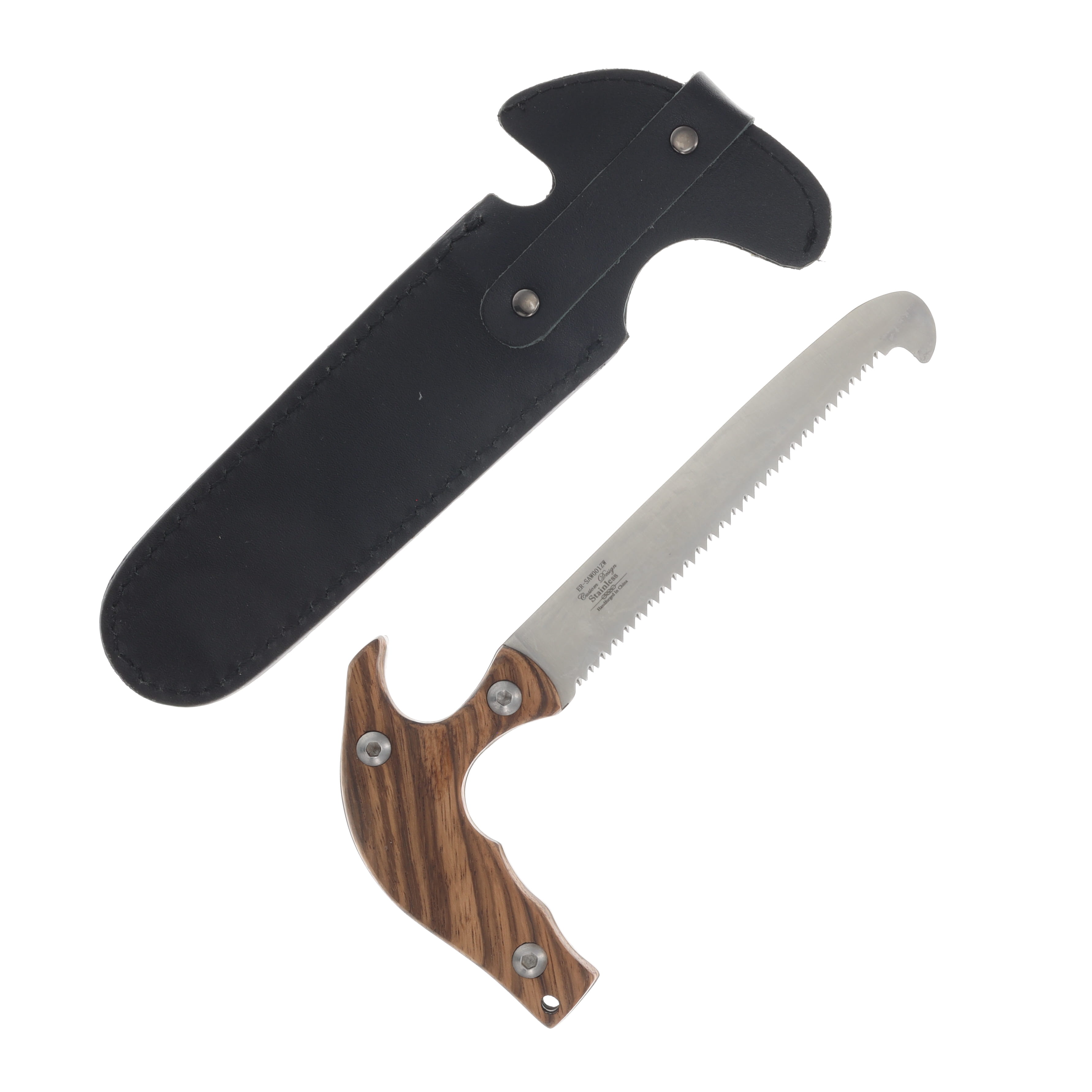 Elk Ridge Saw/Zebra Wood Handle MCERSAW001ZW View 2