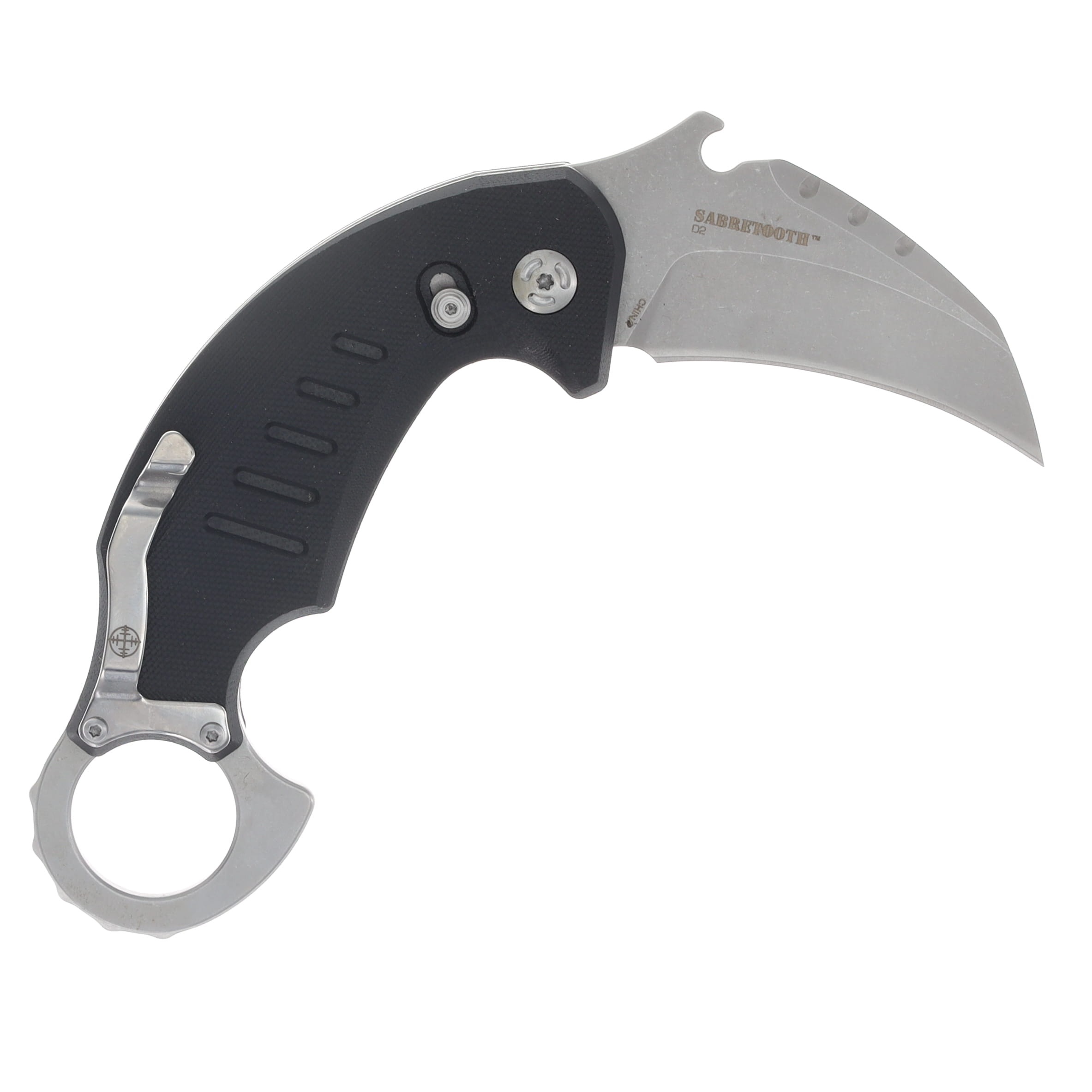 Elite Tactical RAVID Folding Karambit/Stonewash D2 MCETFDR016 View 2