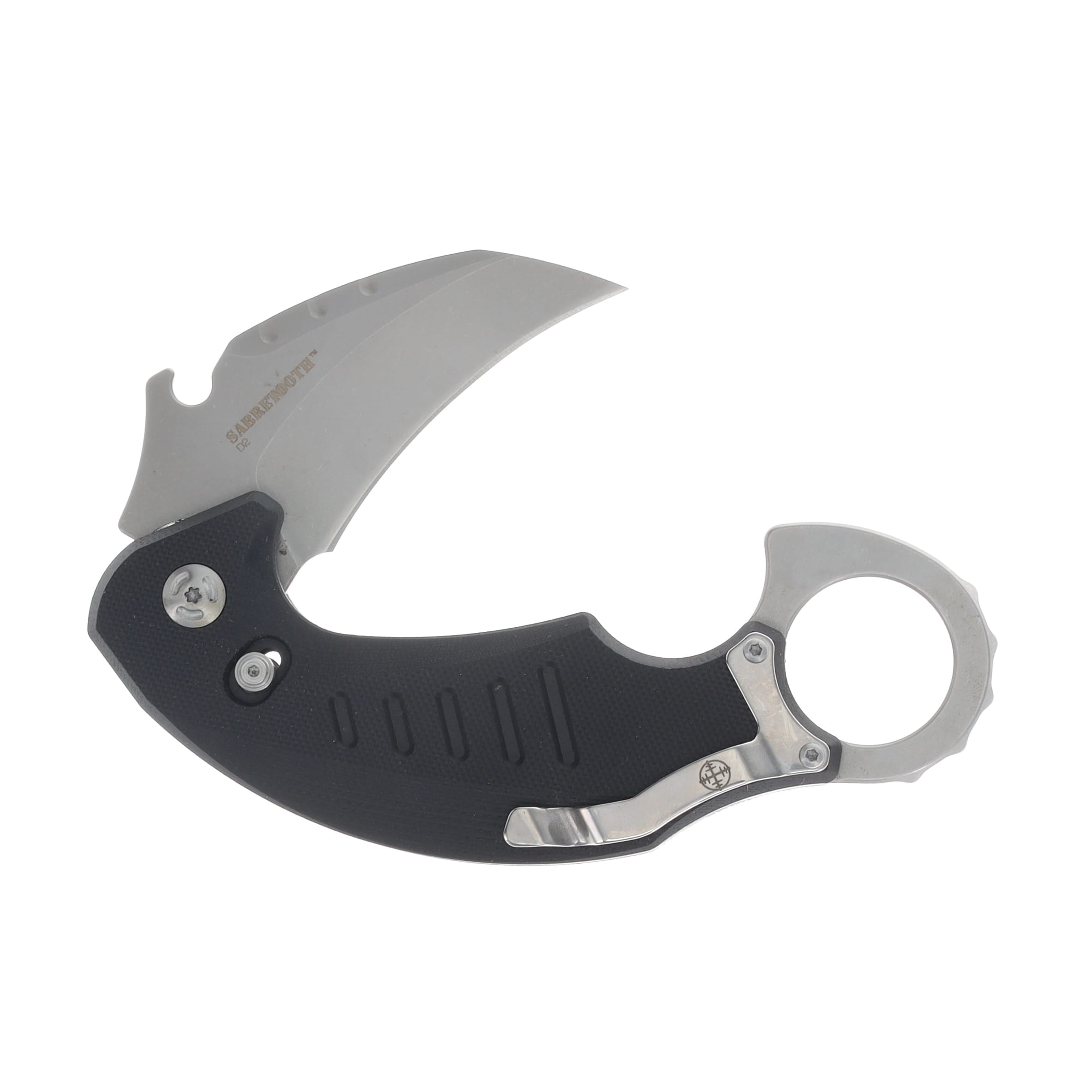 Elite Tactical RAVID Folding Karambit/Stonewash D2 MCETFDR016 View 4