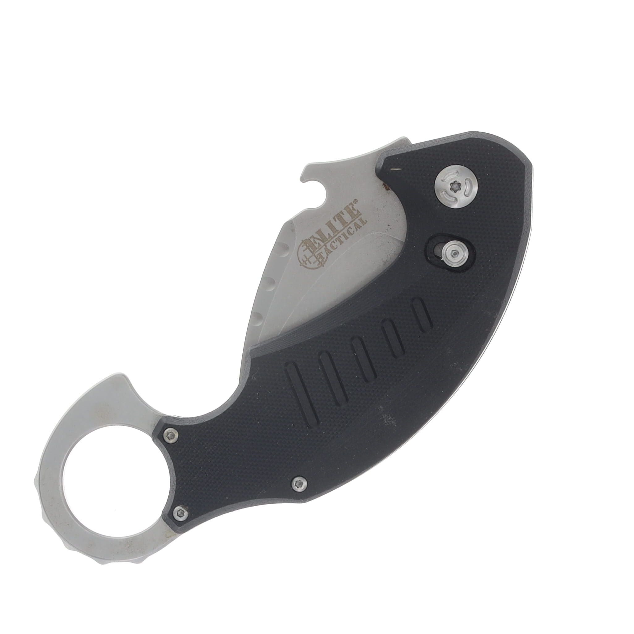 Elite Tactical RAVID Folding Karambit/Stonewash D2 MCETFDR016 View 5