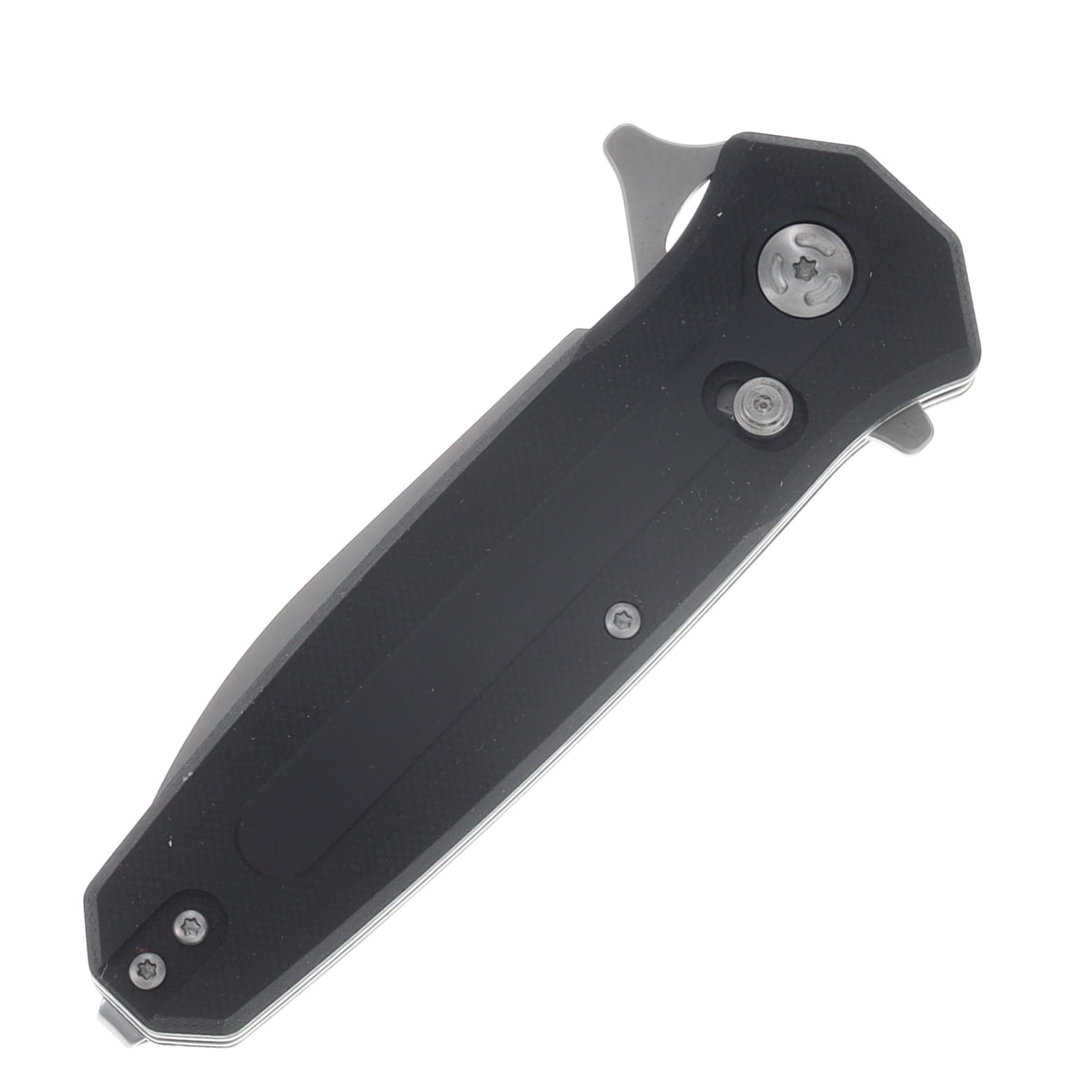 Elite Tactical INCOG Folder/Stonewash D2 Spear Point Blade/Black Handle MCETFDR017 View 5