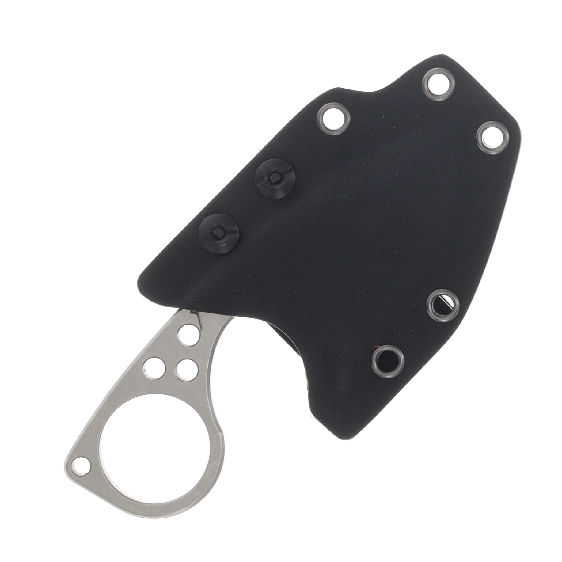 Elite Tactical TEARDROP Fixed Blade Knife/All Silver MCETFIX011 View 3