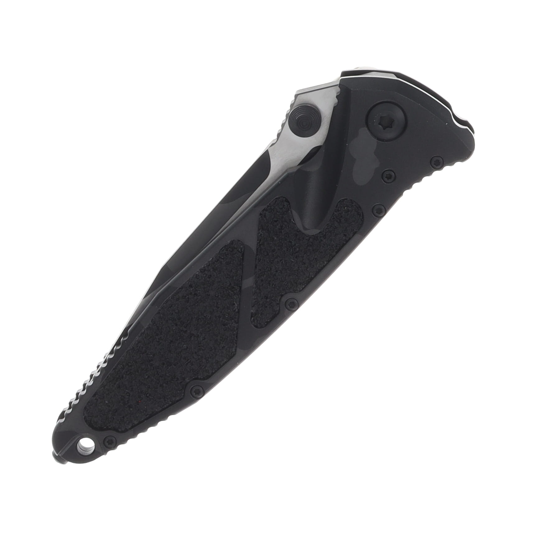 Microtech Socom Elite Folding Knife T/E Standard Midnight Camo Signature Series MT1601MNCSZ4 View 4