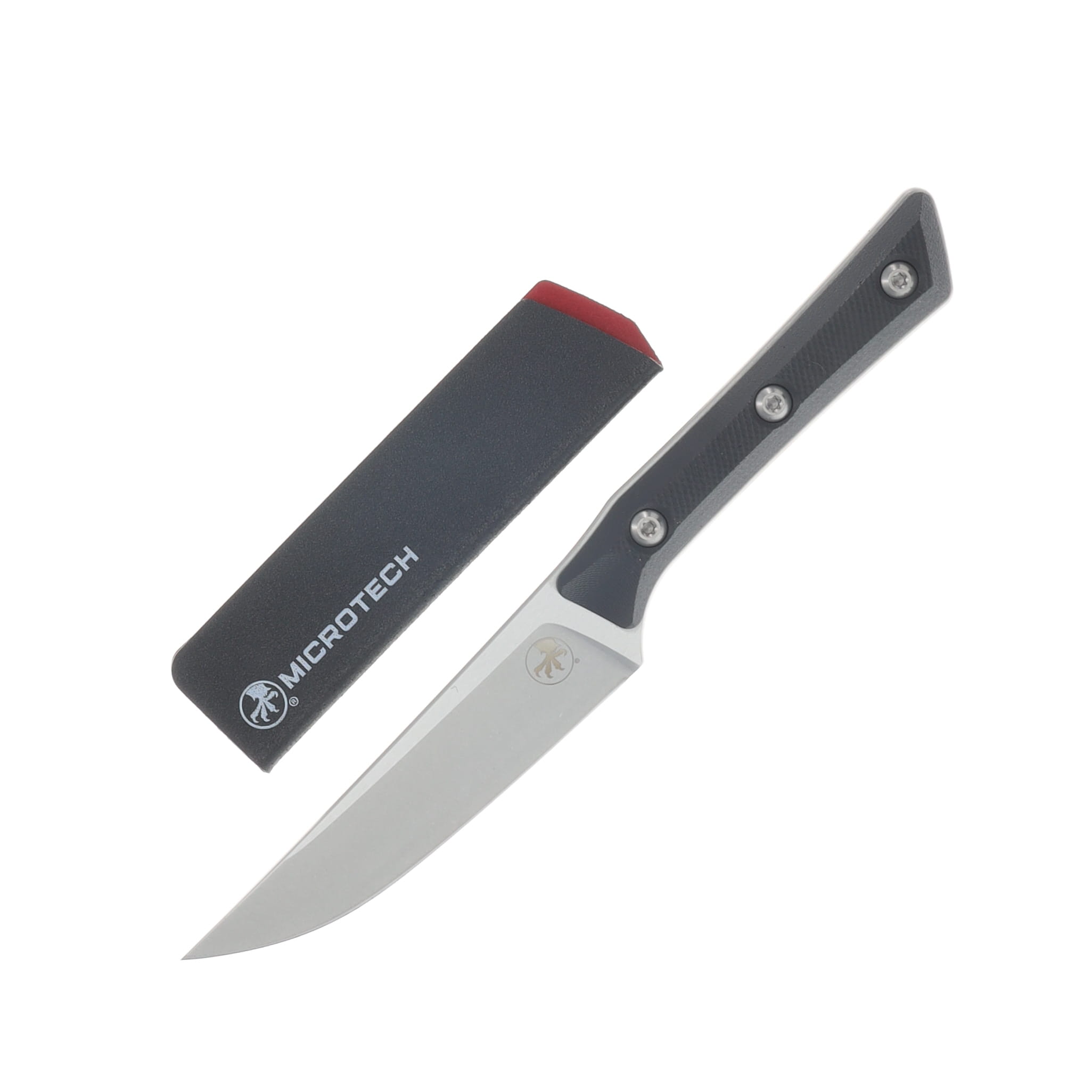 Microtech 4.5in Steak Knife Set Stonewash Standard Black G-10 MT360010SETBK View 5