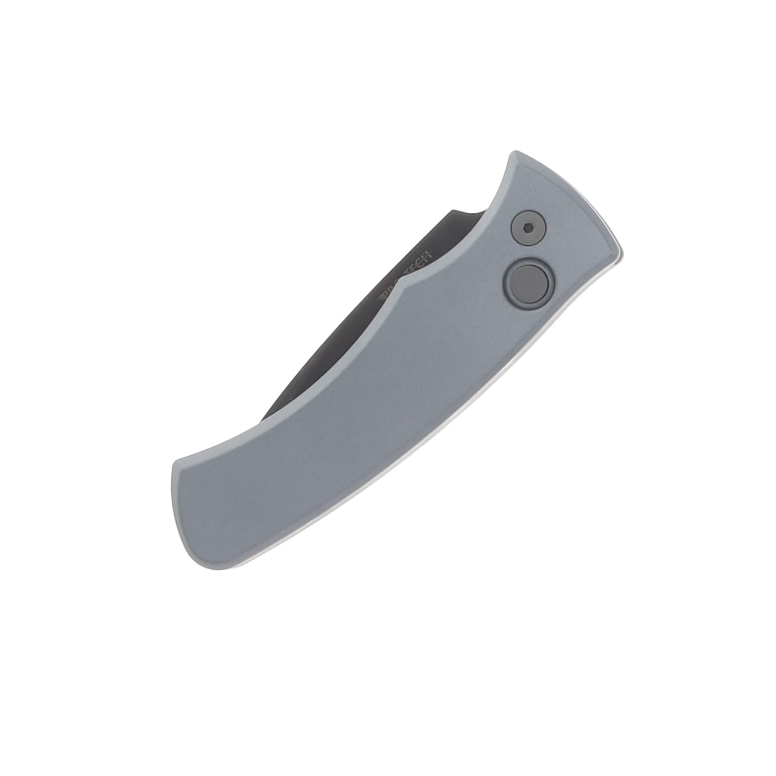 Pro-Tech SMKW Exclusive Duke 2 OTS Auto Smoky Grey Aluminum Handle Smoky Grey DLC Magnacut Blade AUPTDUKE2103-SMKW View 3