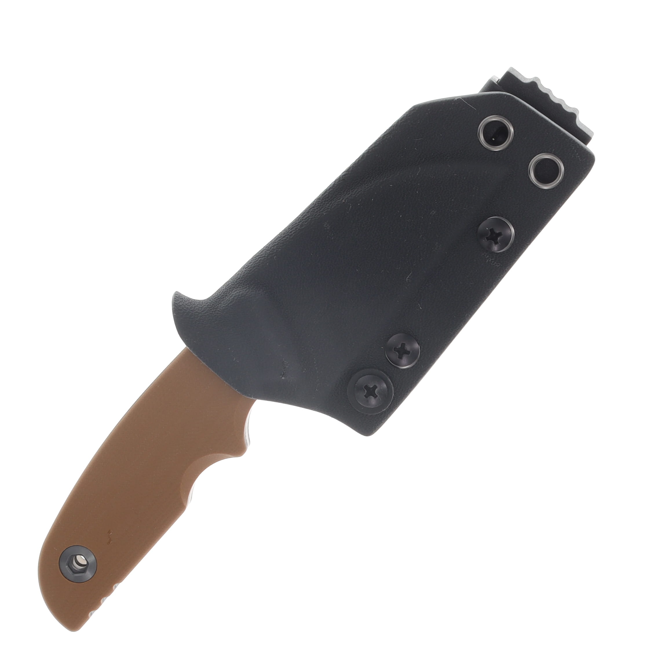 Kizer Snick Fixed Knife Brown G-10 Handle Gray Stonewashed AEB-L Blade 1085A2 View 8
