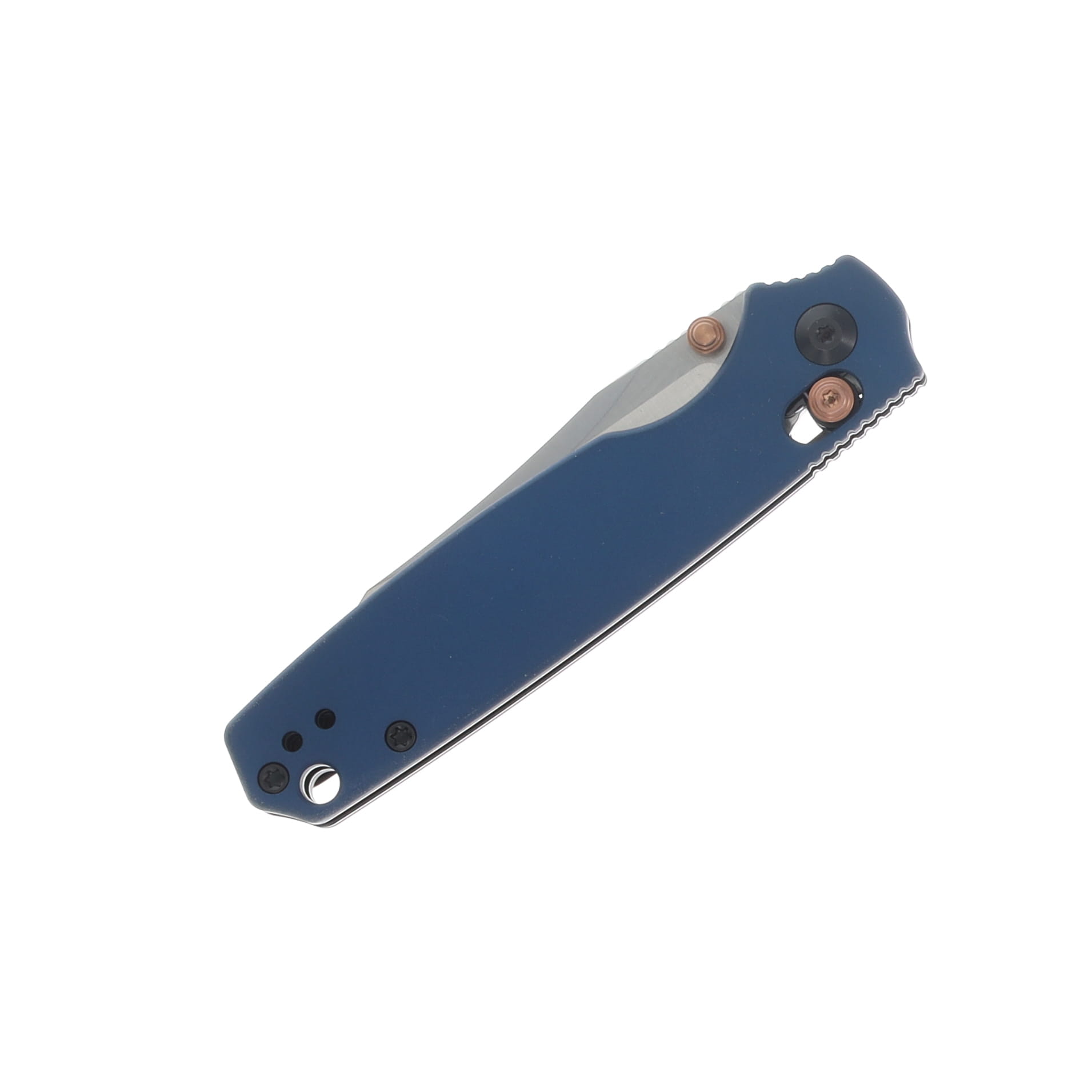 Kizer Pokiman CC Folding Knife Blue Aluminum Handle Satin AEB-L Blade V3789A4 View 4