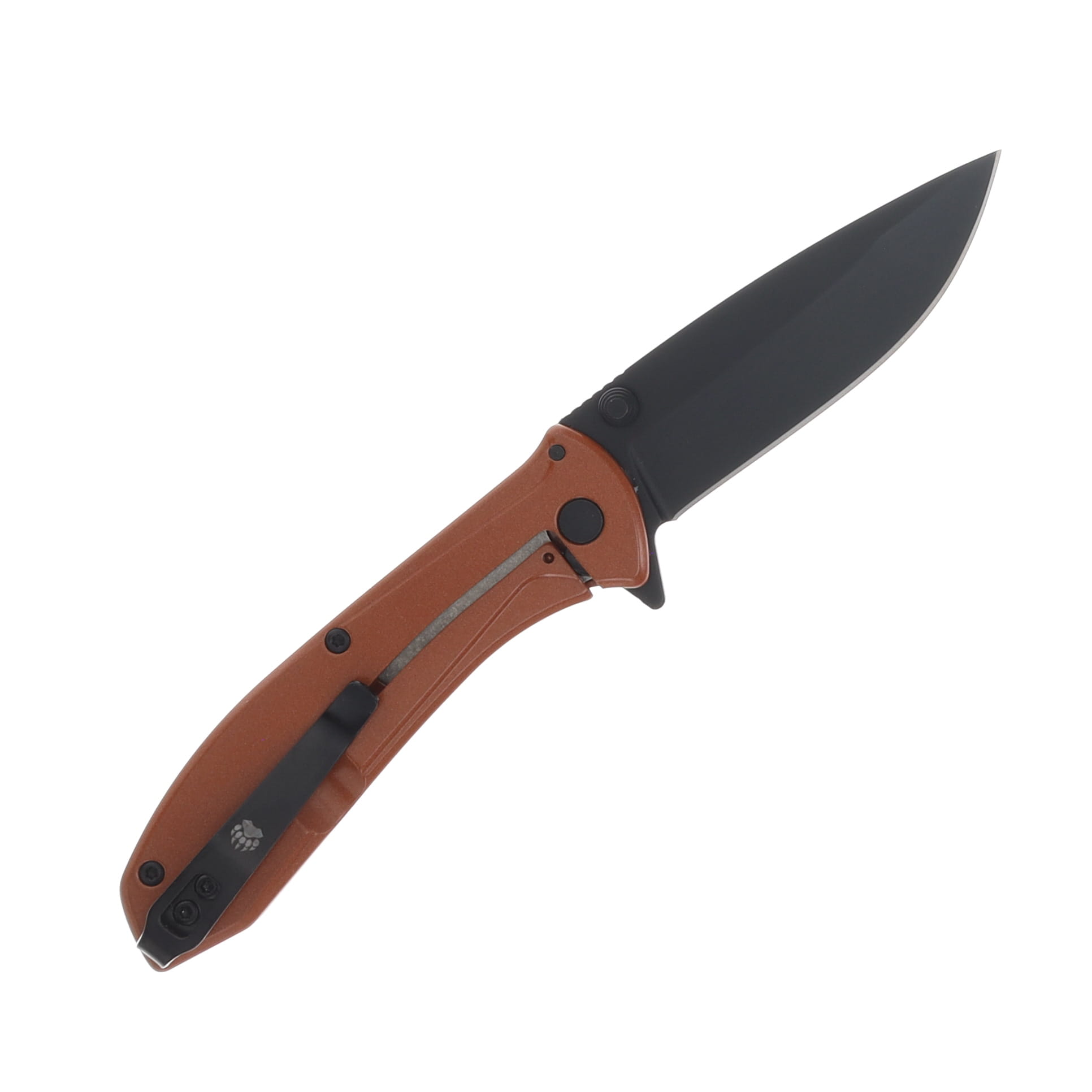 Bear & Son Executive 4" Copper Stainless Steel Framelock Assisted Opener BR112ACR View 2