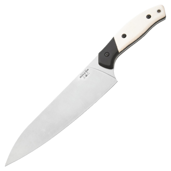 Bear & Son Professional White Smooth Bone Chef's Knife BRWSB39 View 1