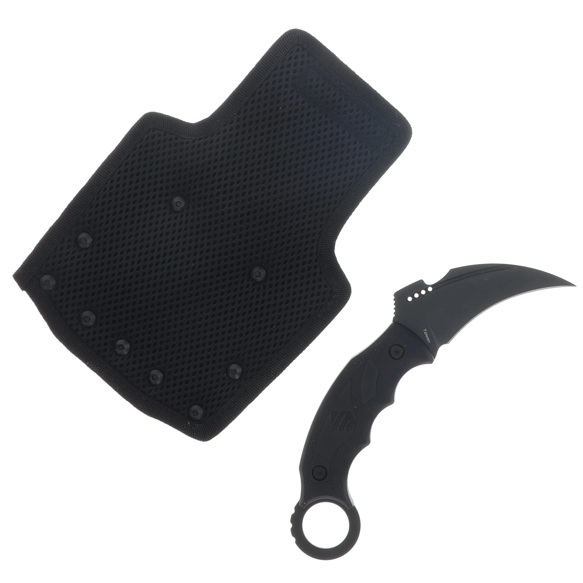 Blackhawk Garra Fixed Karambit Black Zytel Handle Black D2 Blade With Holster & Removable Kydex Sheath BH15GF401BK View 2