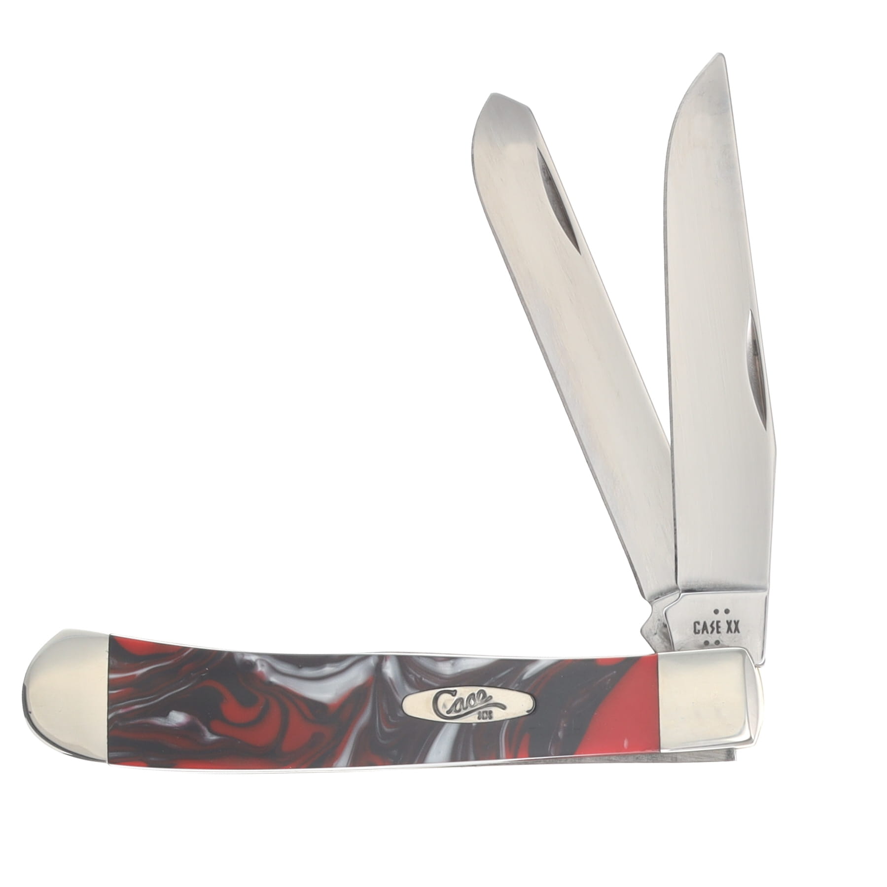 Case XX Premier Edition Man In Black Corelon Trapper Folding Knife CA9254MB View 1