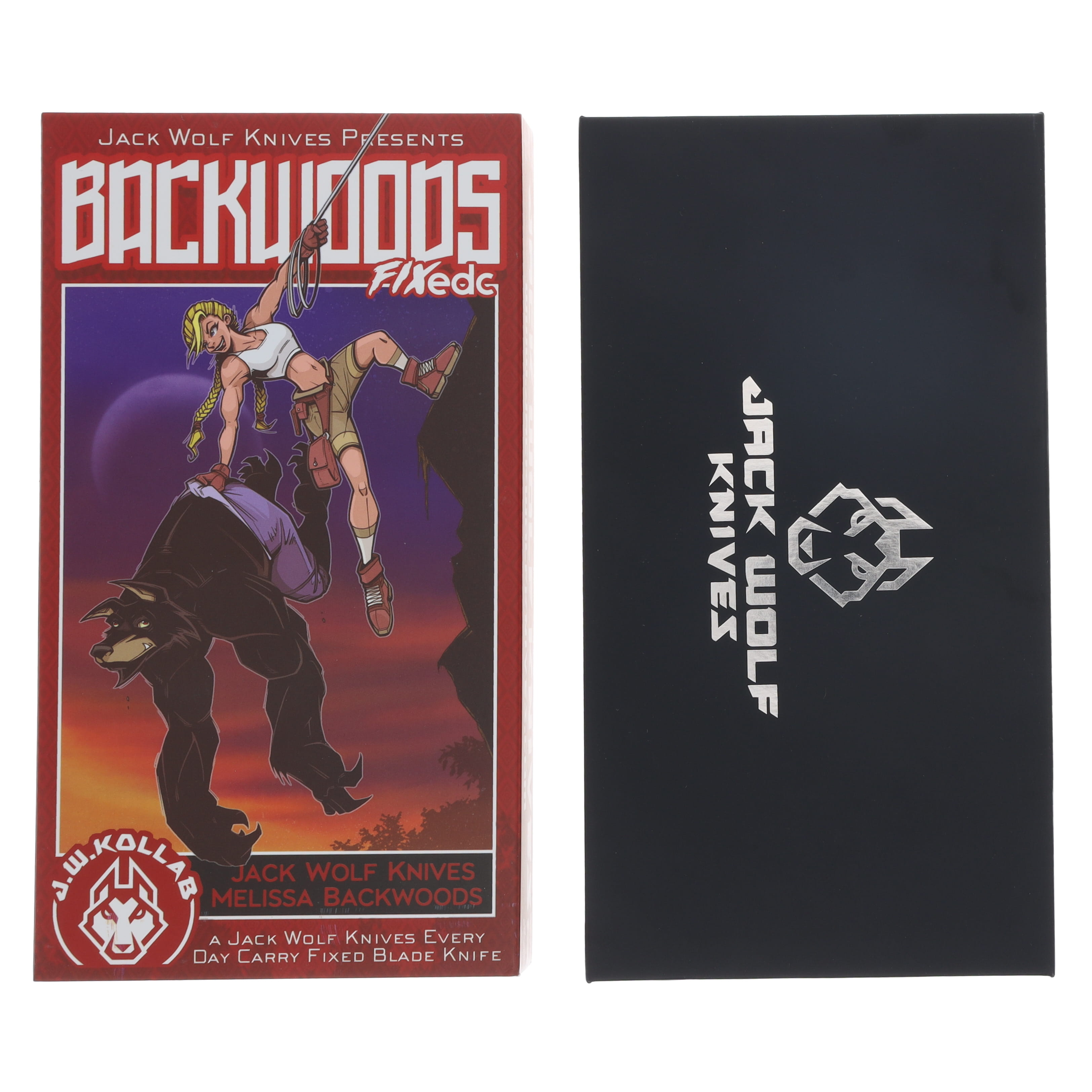 Jack Wolf Backwoods FixedC Starburst 2.98in Plain Belt Satin Clip BACKW-FX-01-TI-STAR Point  BACKW-FX-01-TI-STAR View 5