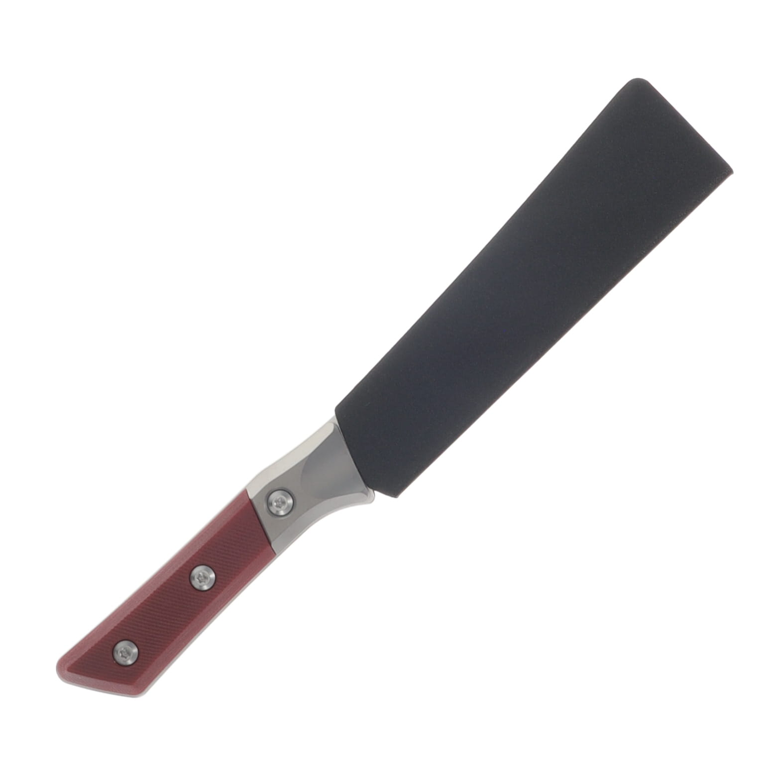 Microtech Boning Knife Titanium/G-10 Merlot 6.12in Plain Stonewash Boning MT3100B10MR View 4