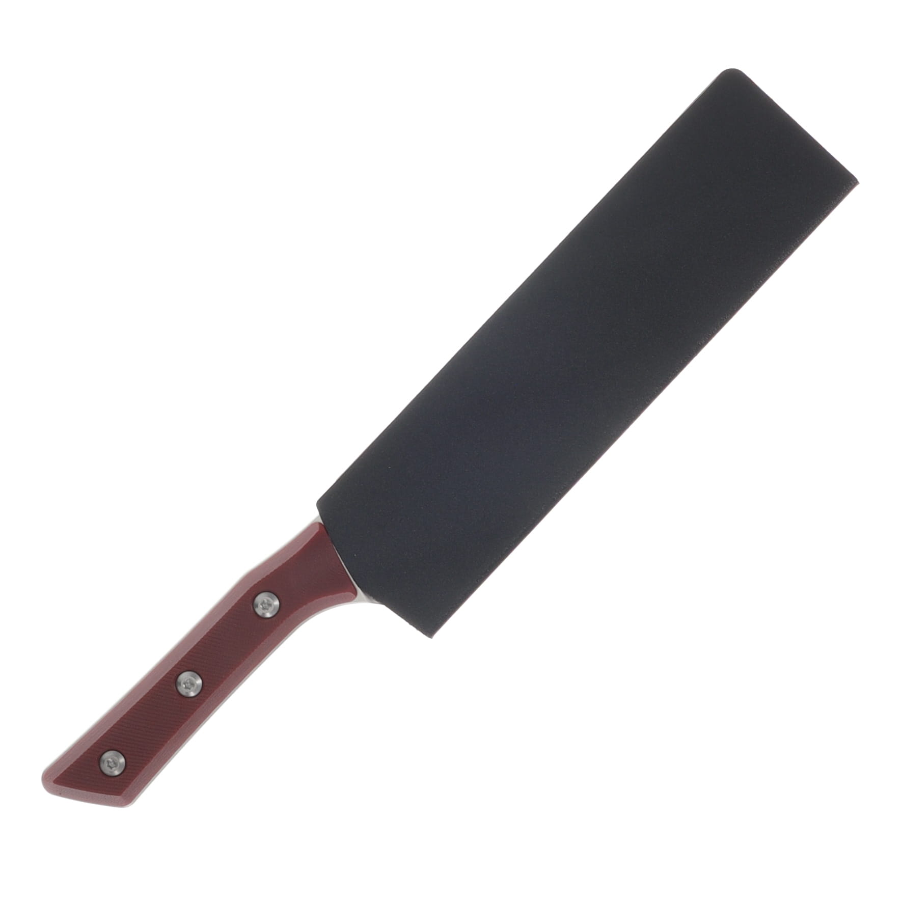 Microtech Chefs Knife Merlot 8in Plain Stonewash Chefs MT300010MR View 4