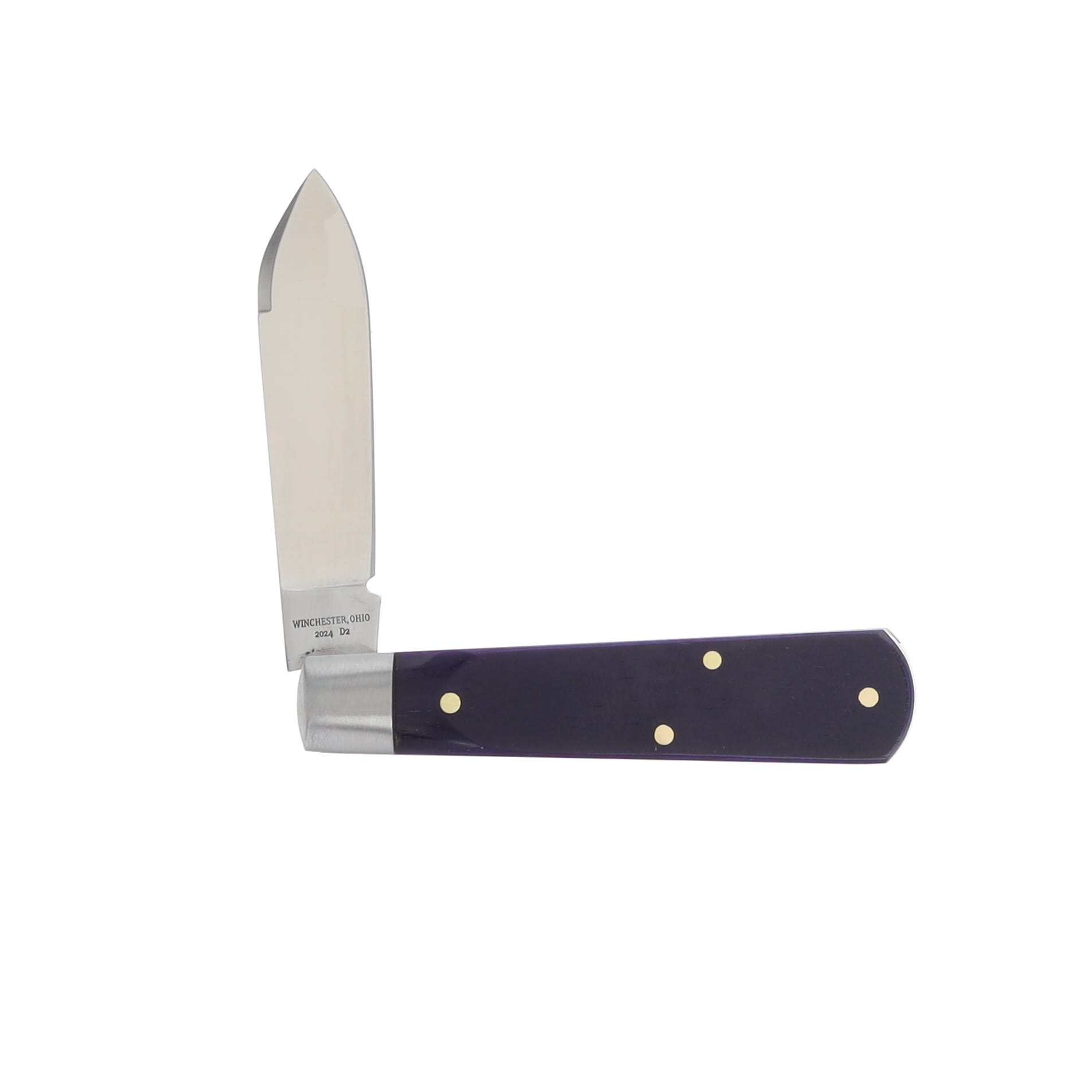 Cooper Cutlery Beaver Falls Purple Smooth Bone Jack Folding Knife CCBF-PUR-S View 4