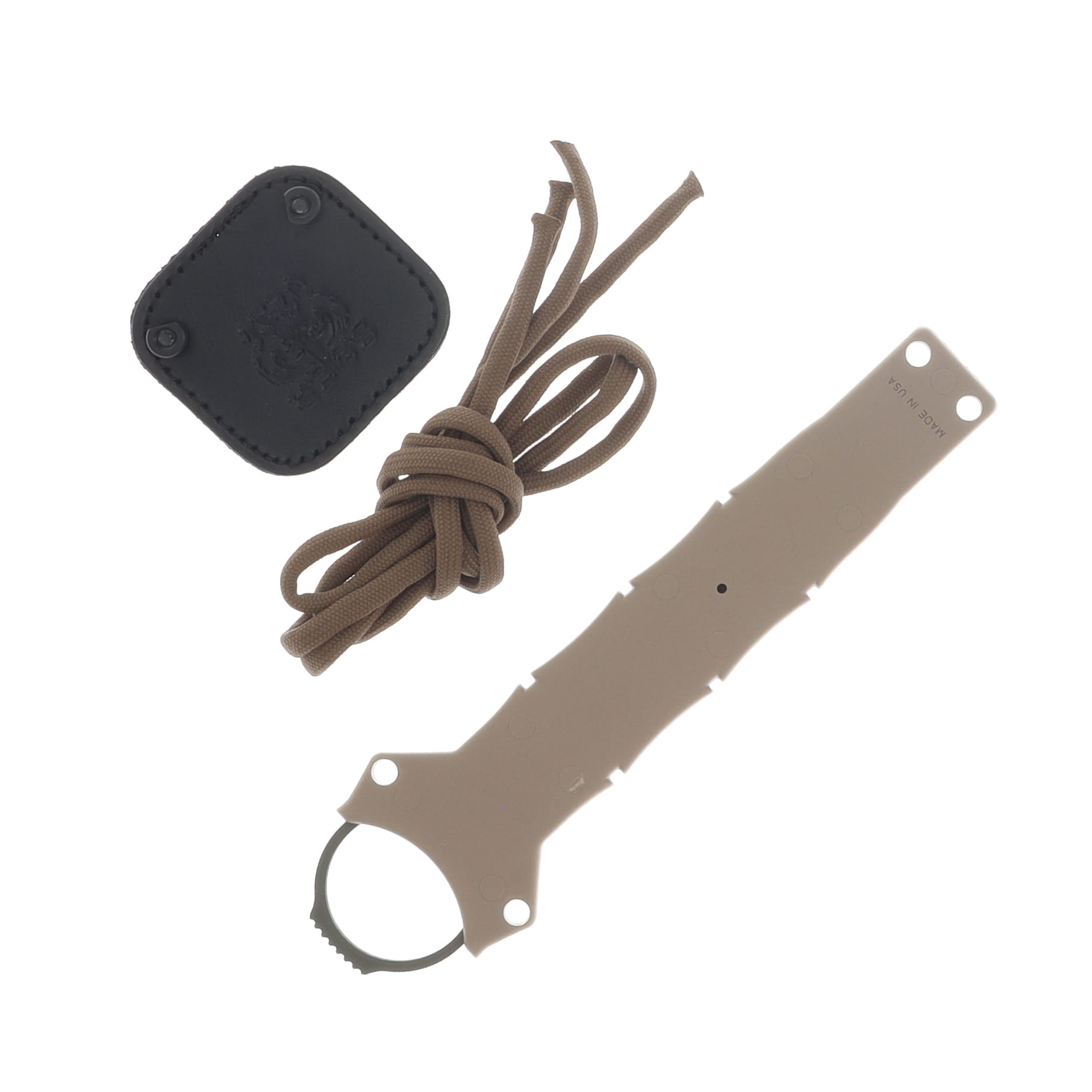 Benchmade SOCP Fixed Blade Mini-Spear Point Olive Drab Cerakote-Tan Sheath BM177GN View 4