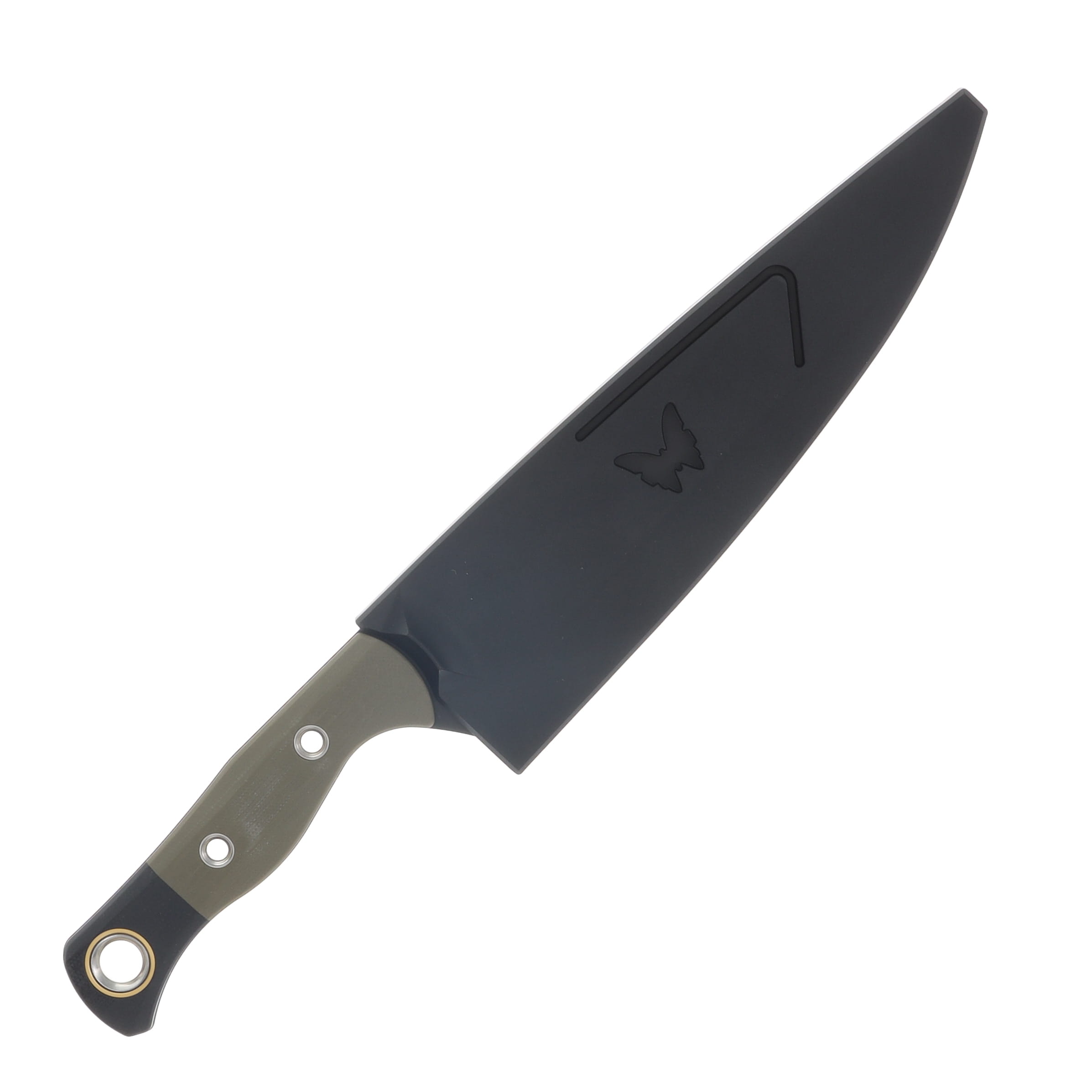 Benchmade 8 Inch Chef Knife OD Green-Blk G-10 Handle Blk CPM-154 Blade BM4025BK-01 View 4
