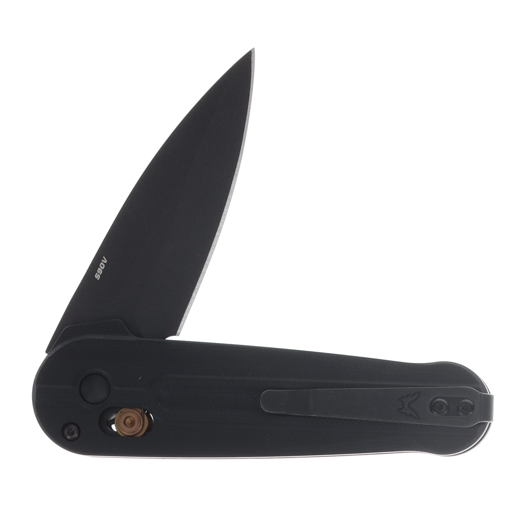 Benchmade Lowden Folding Knife Blk G-10 Handle Blk S90V Blade BM491BK-02 View 4