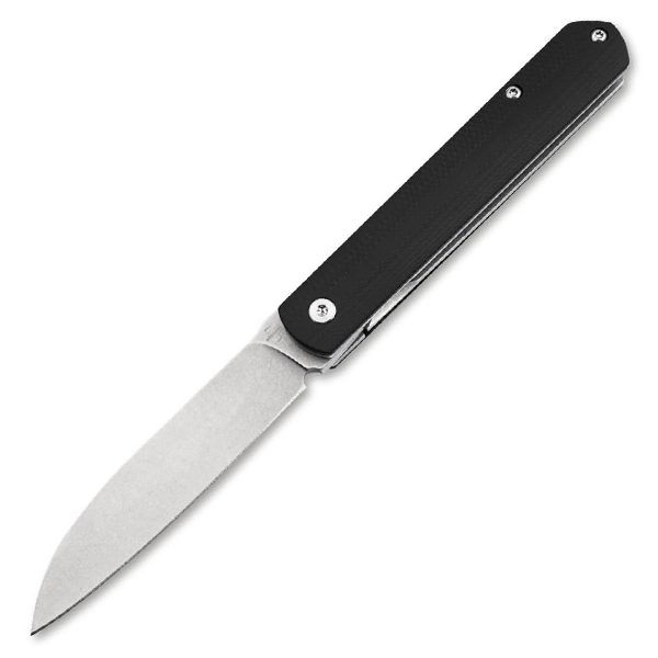 Boker Plus Fructis Folding Knife Black G-10 Handle Nitro-V Blade View 1