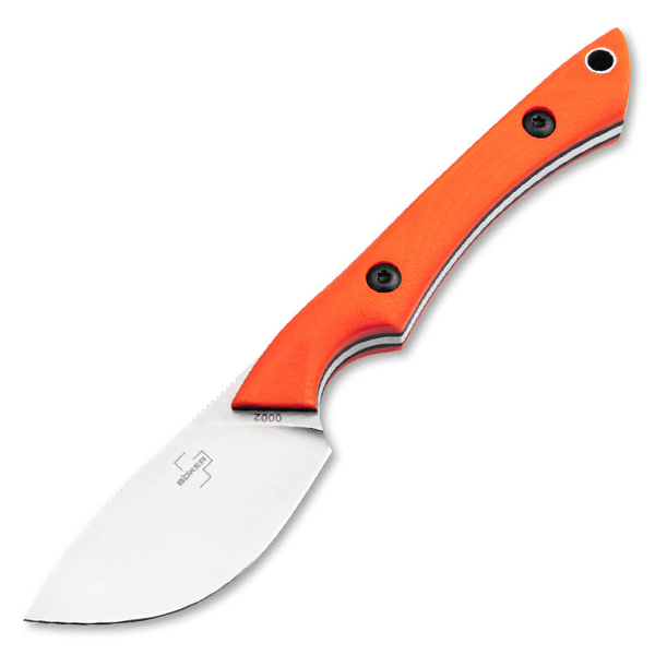 Boker Plus MUK Fixed Knife Orange G-10 Handle 14C28N Blade With Kydex Sheath BK02BP0023 View 1