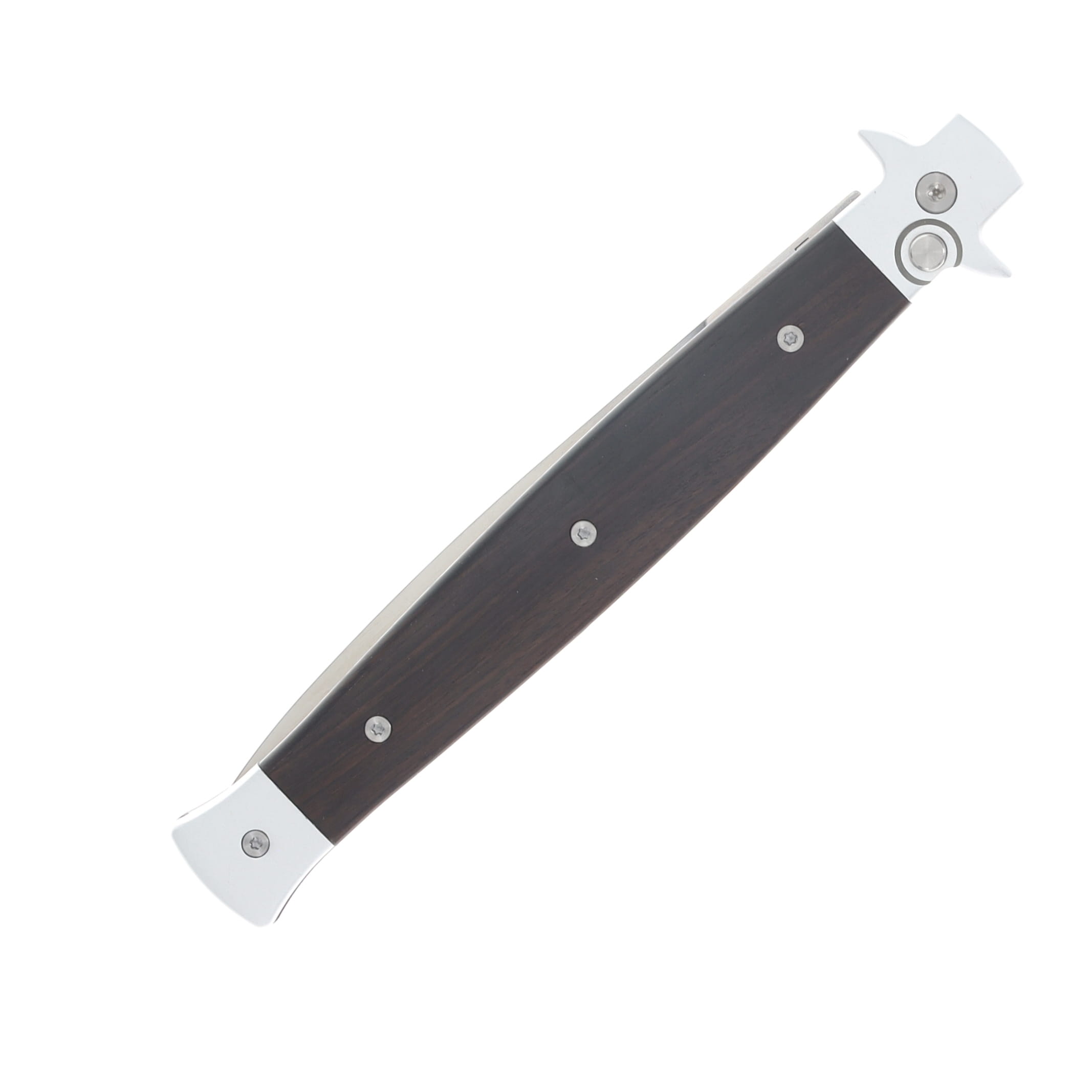 Boker Plus Stiletto 5.0 Ebony OTS Auto Ebony Handle 14C28N Blade AUBK06EX752 View 3