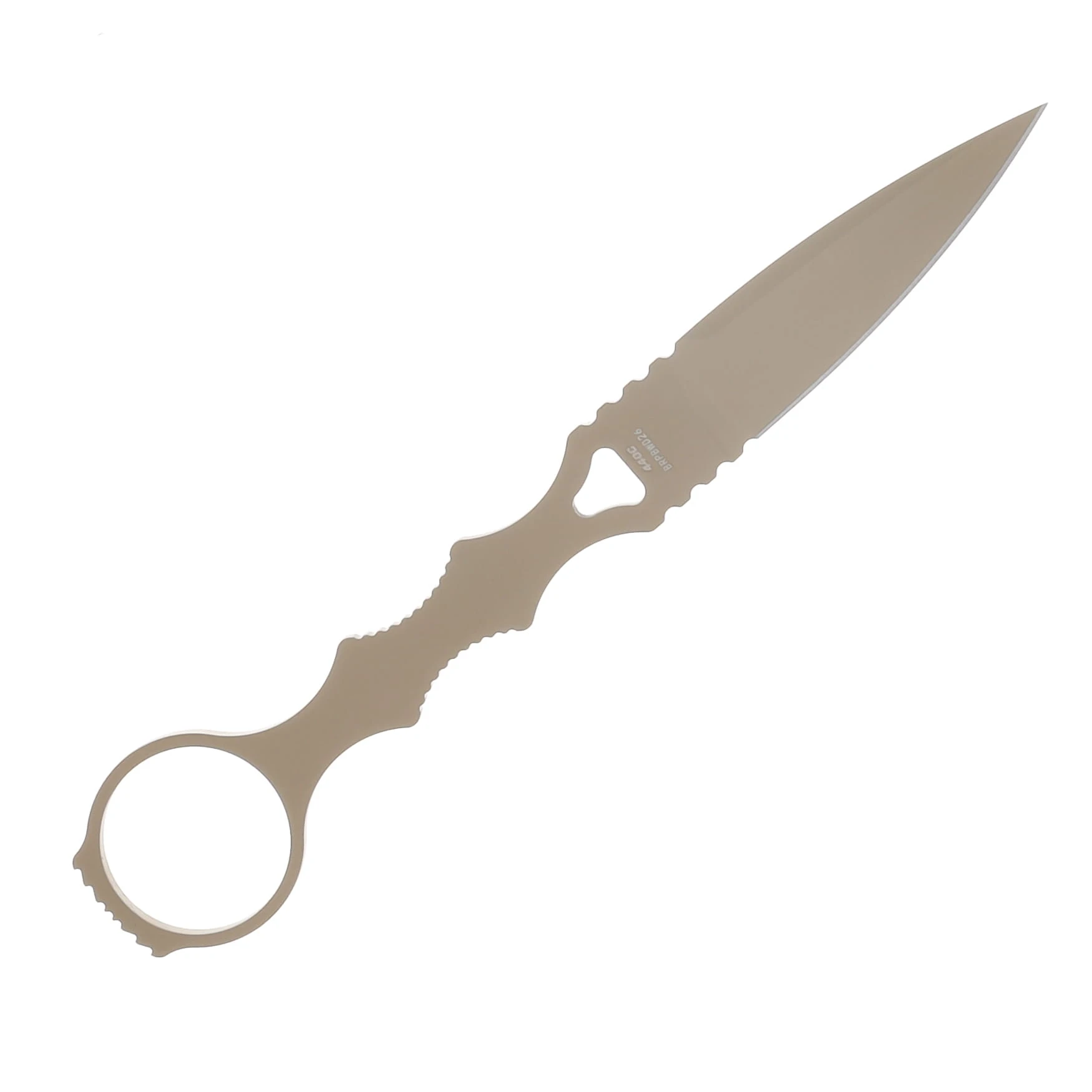 Benchmade SOCP Dagger Fixed Blade FDE Cerakote Tan Sheath BM174SN View 5