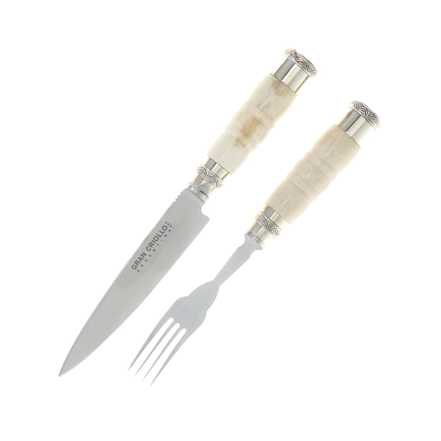 Patagon Knives 12PC Cutlery Set Colt Bone Handle CS-CBH-06 View 3