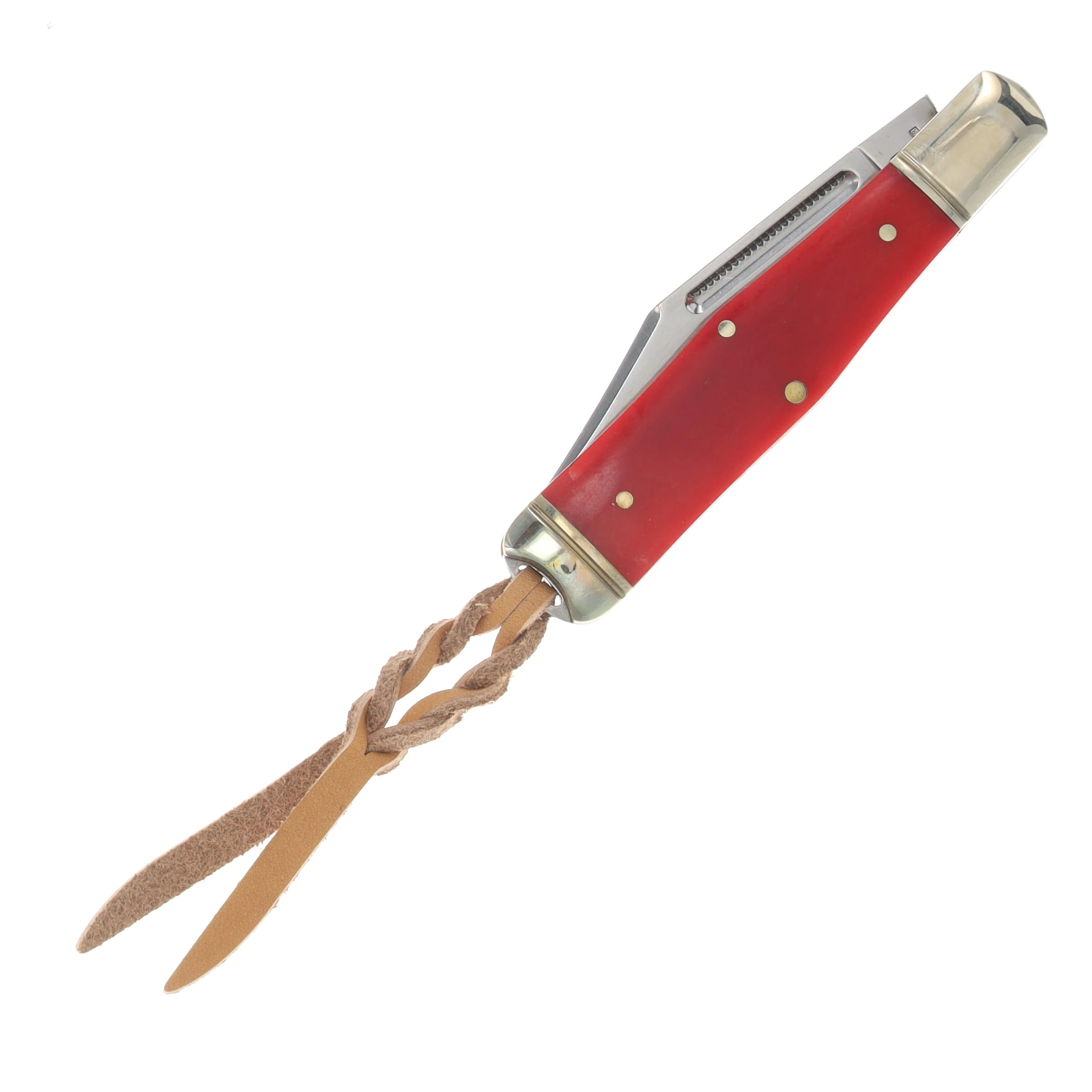 Rough Rider Small Red Smooth Bone Coke Bottle RR2764 View 6