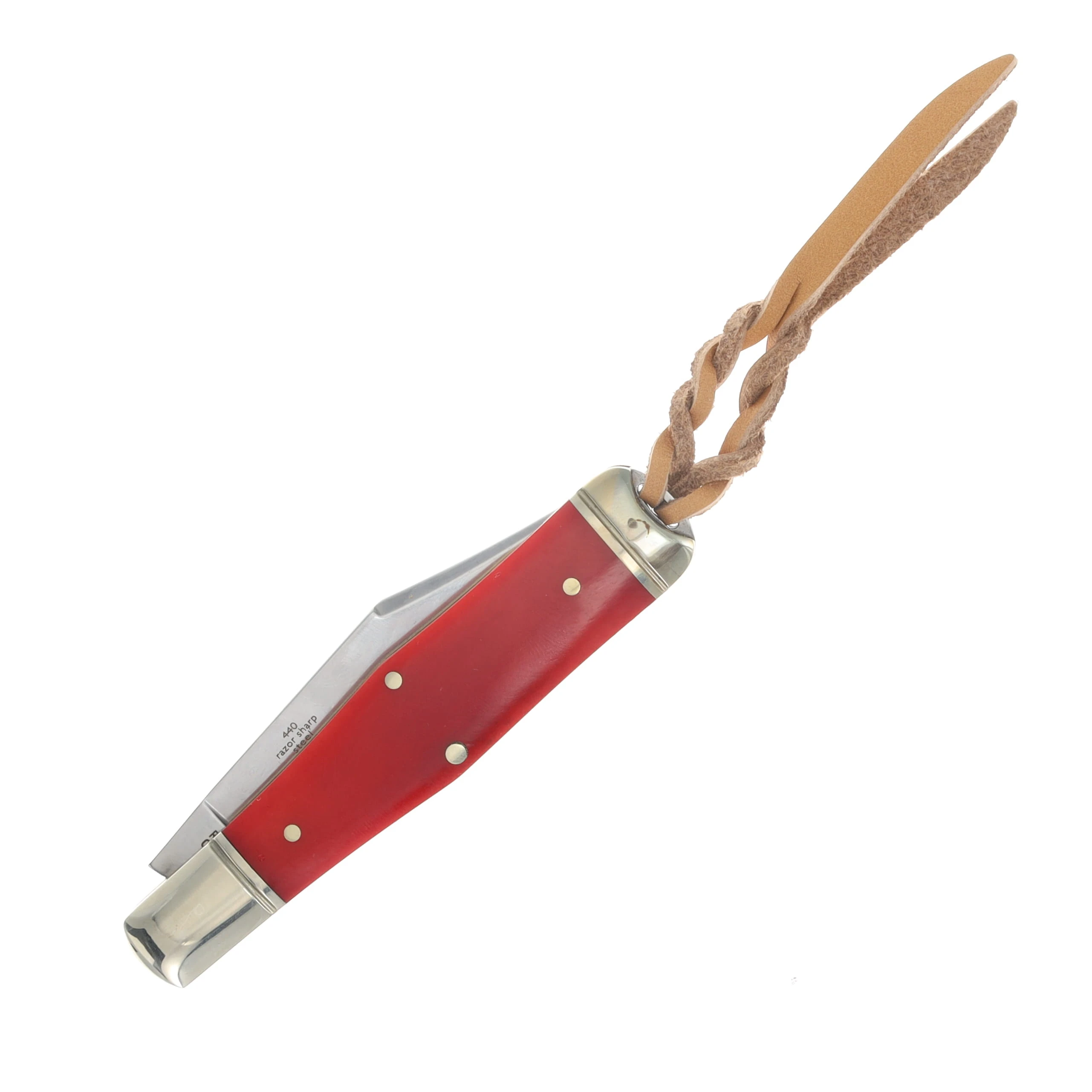 Rough Rider Small Red Smooth Bone Coke Bottle RR2764 View 5