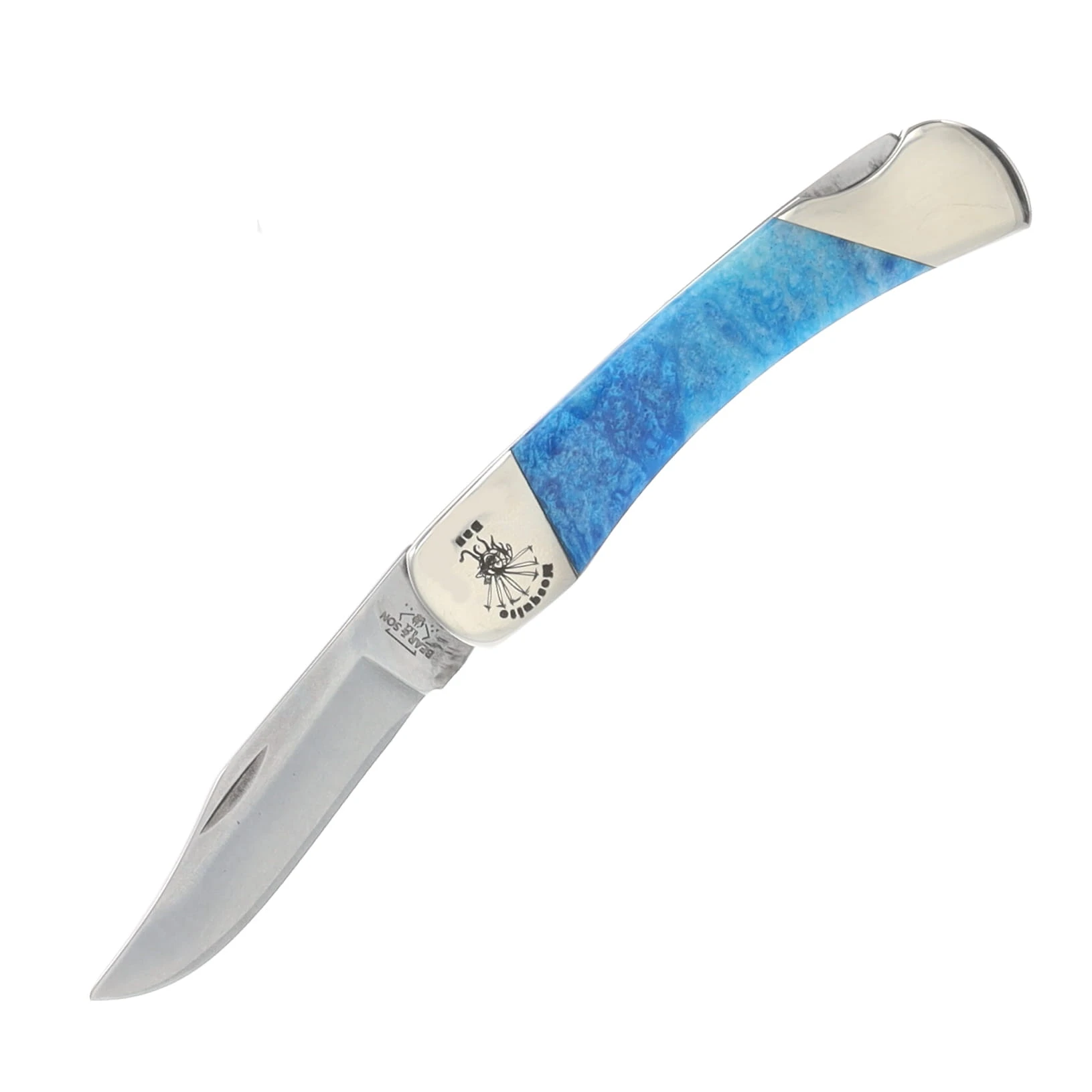 Bear & Son SMKW Exclusive Mosquito Bay Glow-in-the-Dark Medium Lockback Folding Knife MBBO05 View 1