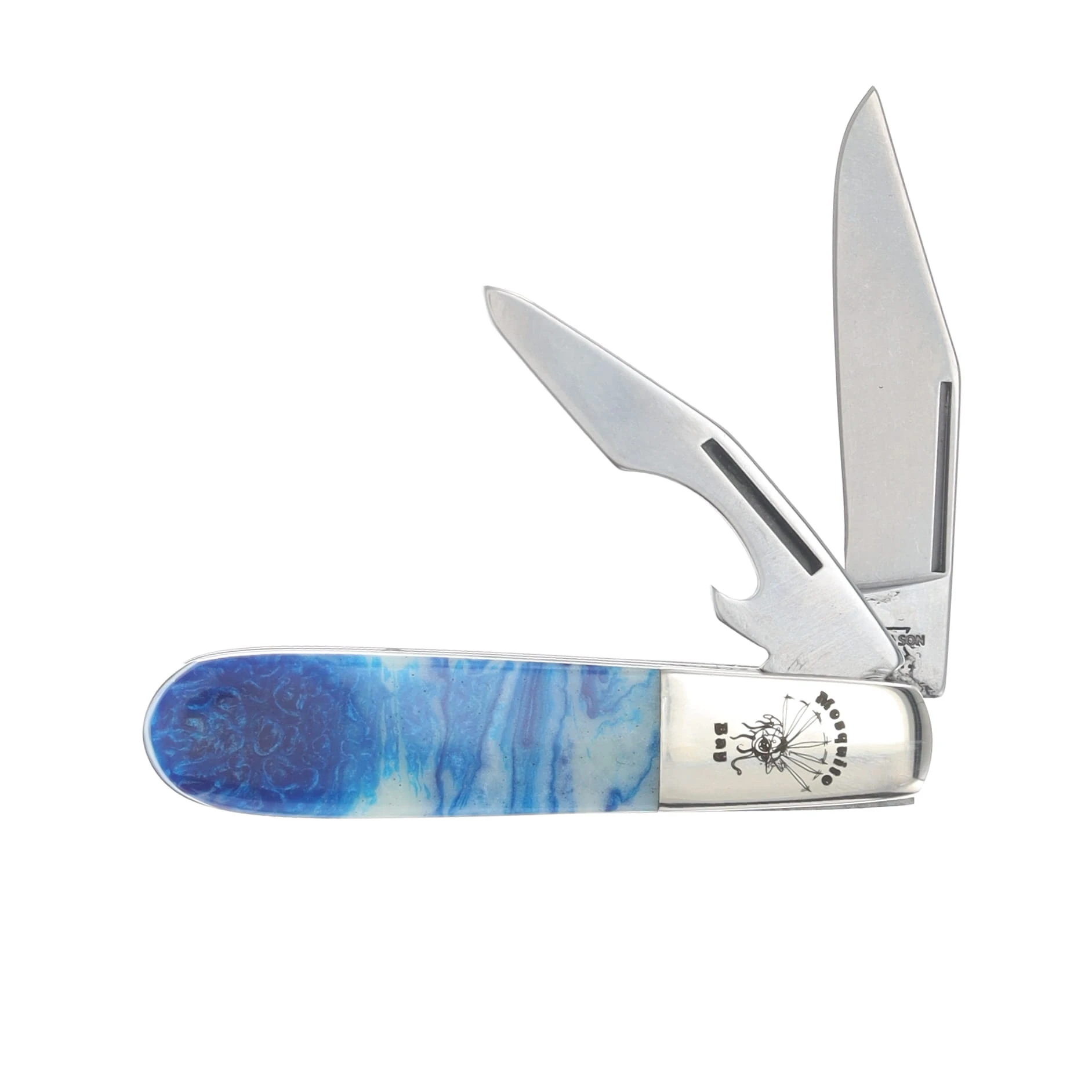 Bear & Son SMKW Exclusive Mosquito Bay Glow-in-the-Dark Beer Tender Folding Knife MBBO281BO View 1