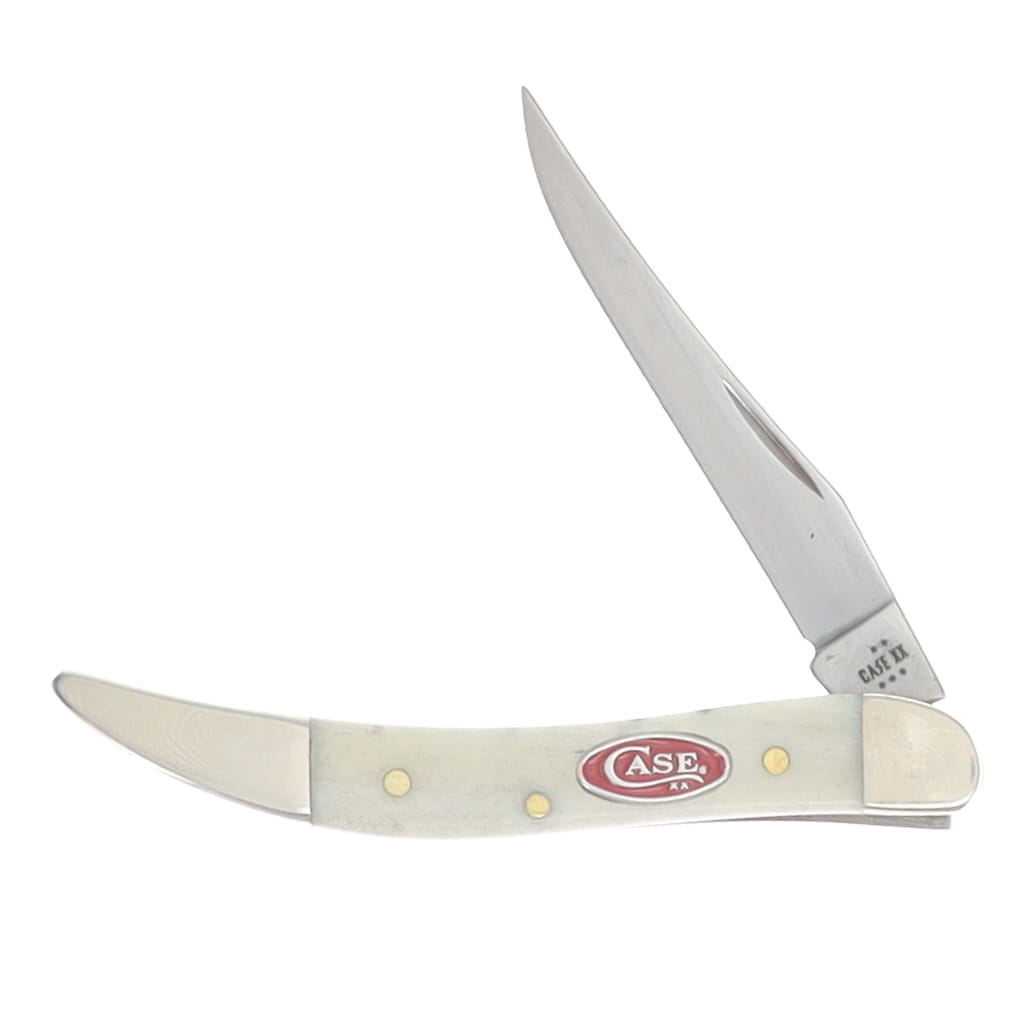 Case XX Natural Bone Small Texas Toothpick Folding Knife CA14024