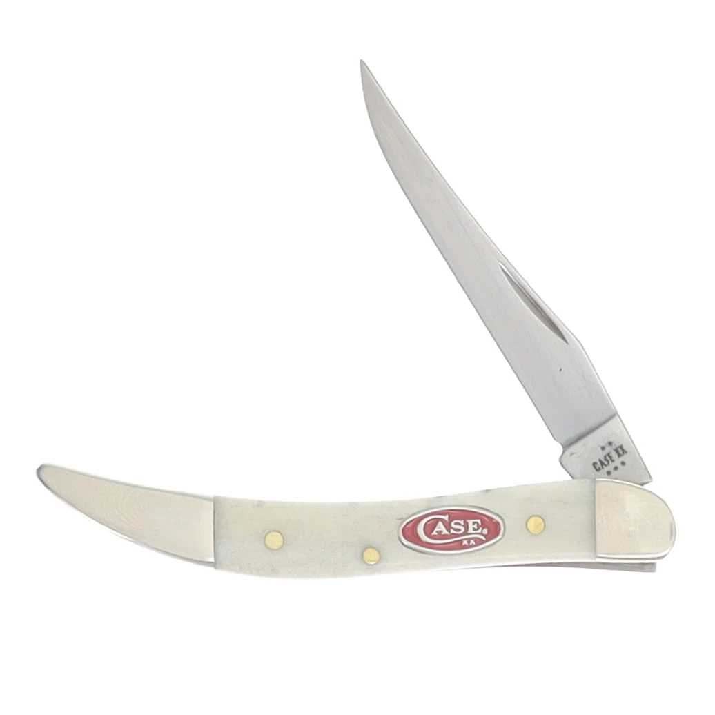 Case XX Natural Bone Small Texas Toothpick Folding Knife CA14024 View 1