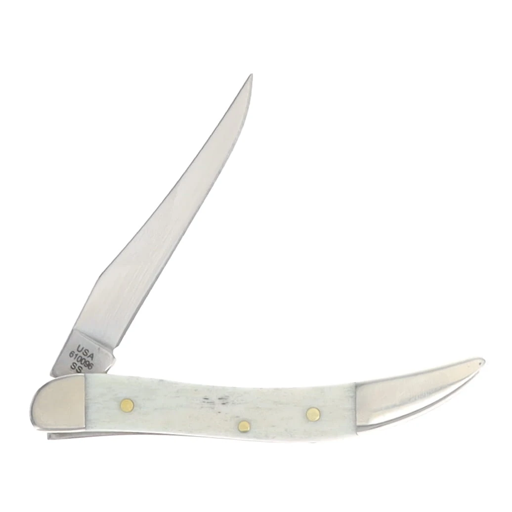 Case XX Natural Bone Small Texas Toothpick Folding Knife CA14024 View 2