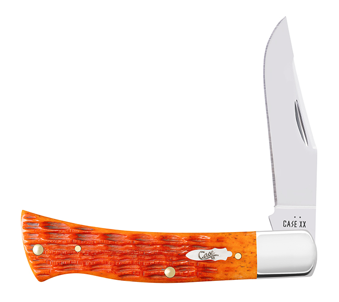 Case XX Tequila Sunrise Crandall Jigged Bone Axe Handle Folding Knife CA57536 View 1