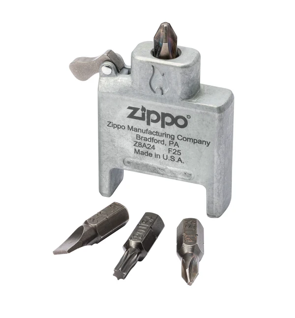 Case Zippo Bit Safe Screwdriver - Black Matte Lighter Case CA50298 View 7