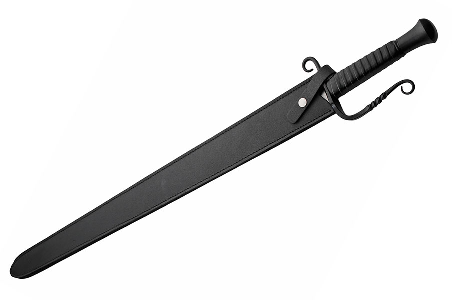 The Knight's Cutlass Sword W/Leather Sheath 901159 View 3
